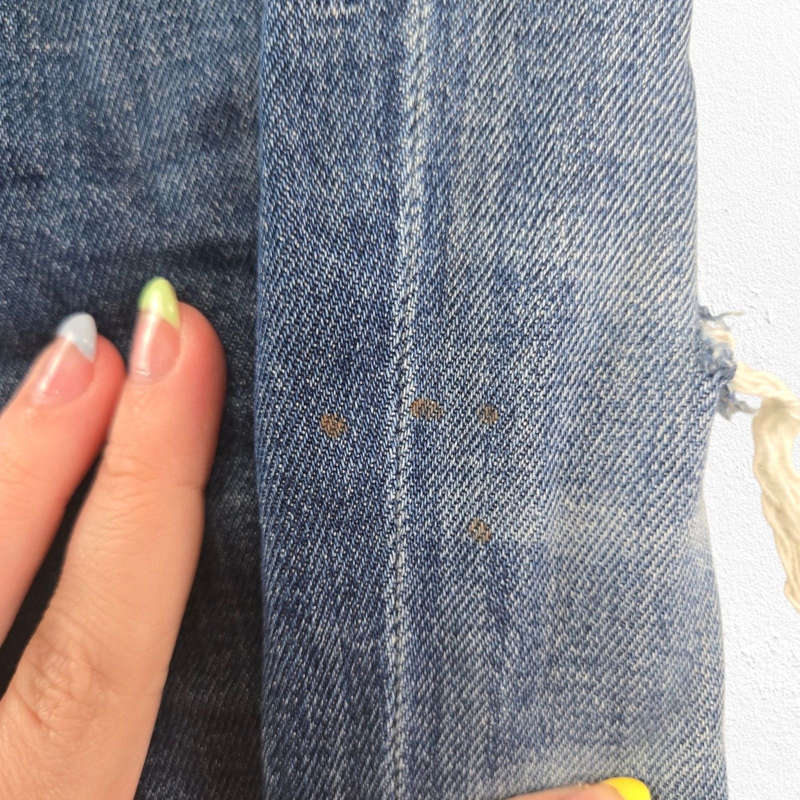 Madewell Madewell Slim Boyjean Raw Hem Distressed Jeans Size 25 Size 25" / US 0 / IT 36 - 6 Thumbnail
