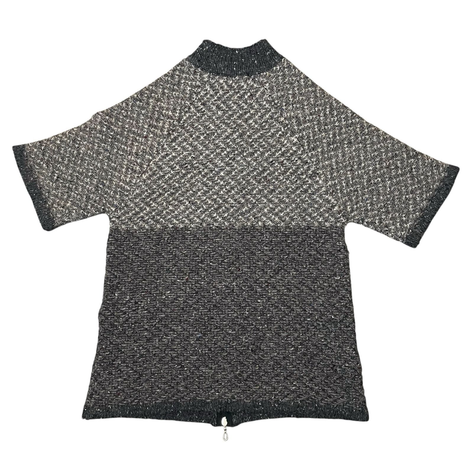Aran Crafts Aran Crafts 100% Wool Knit Zip Cardigan Sweater Gray Small Size S / US 4 / IT 40 - 8 Thumbnail