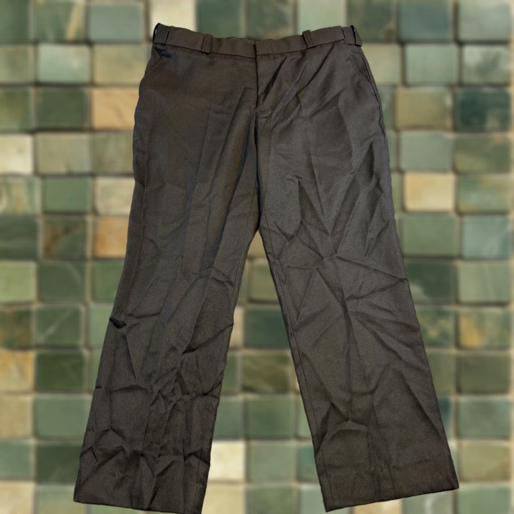 Vintage Tact Squad Uniform Pants At Ease Waistband Women 16 Black Trouser NWT Women Pants Black 16 Security"} Size 38" / US 16 / IT 52 - 1 Thumbnail