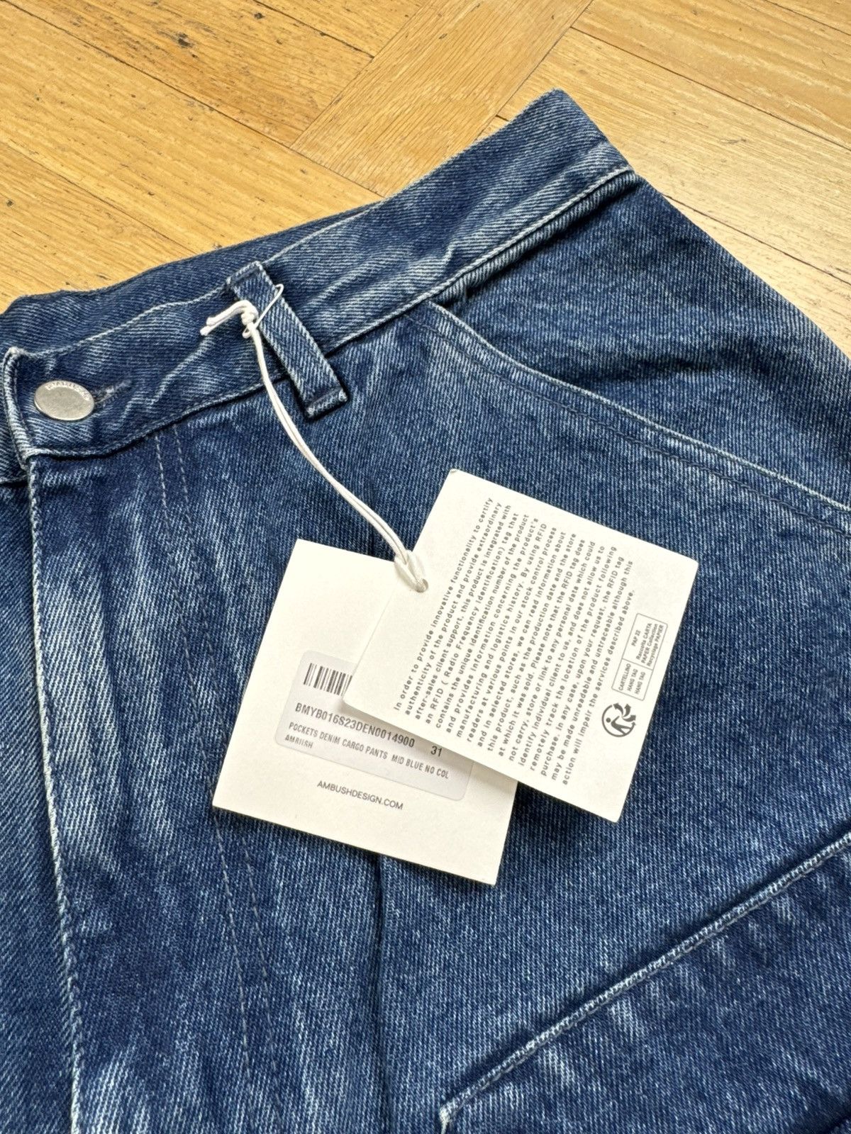 Ambush Design Ambush Cargo Oversized Jeans Size US 31 - 9 Thumbnail