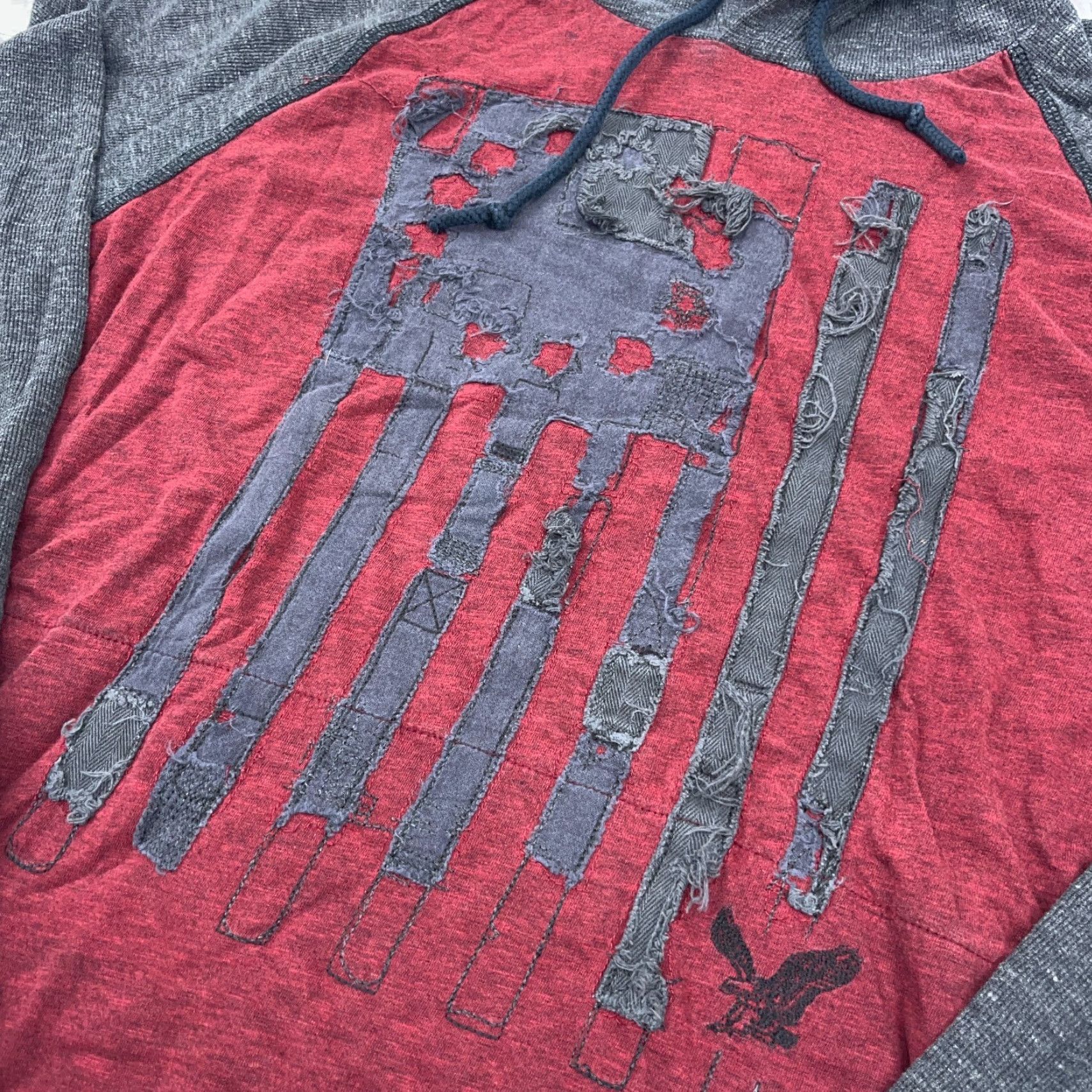 American Eagle Outfitters VINTAGE American Eagle Outfitters Shirt Men S Red Logo Knit Hoodie? Size US S / EU 44-46 / 1 - 5 Thumbnail