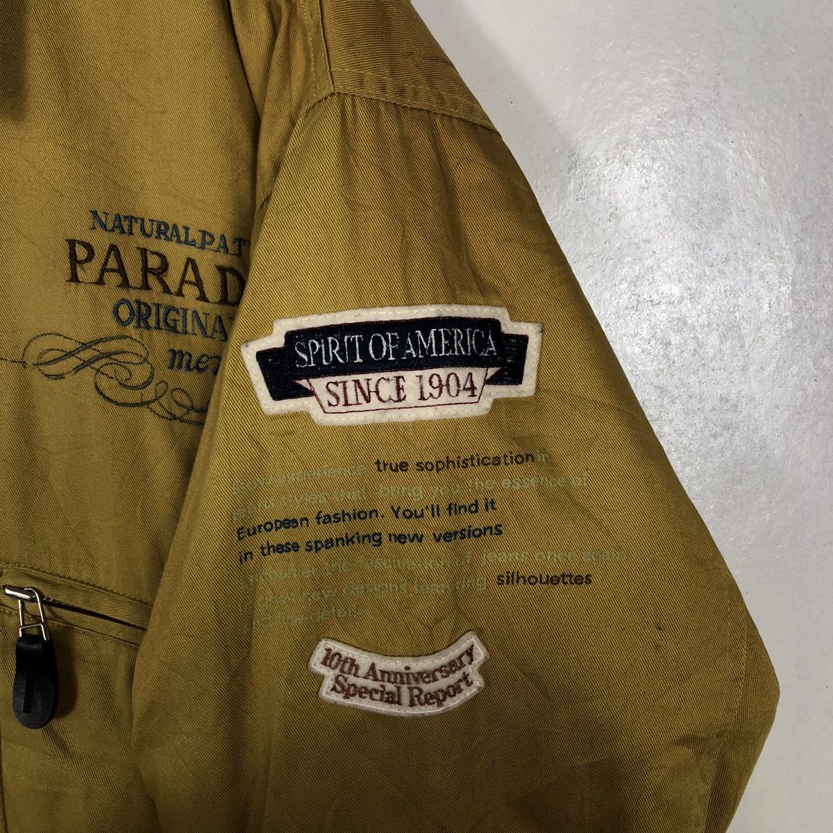 Japanese Brand 🔥90s ISSEY MIYAKE BOMBER JACKET VIRGIN VOYAGE JAPAN BIGLOGO Size US M / EU 48-50 / 2 - 11 Thumbnail