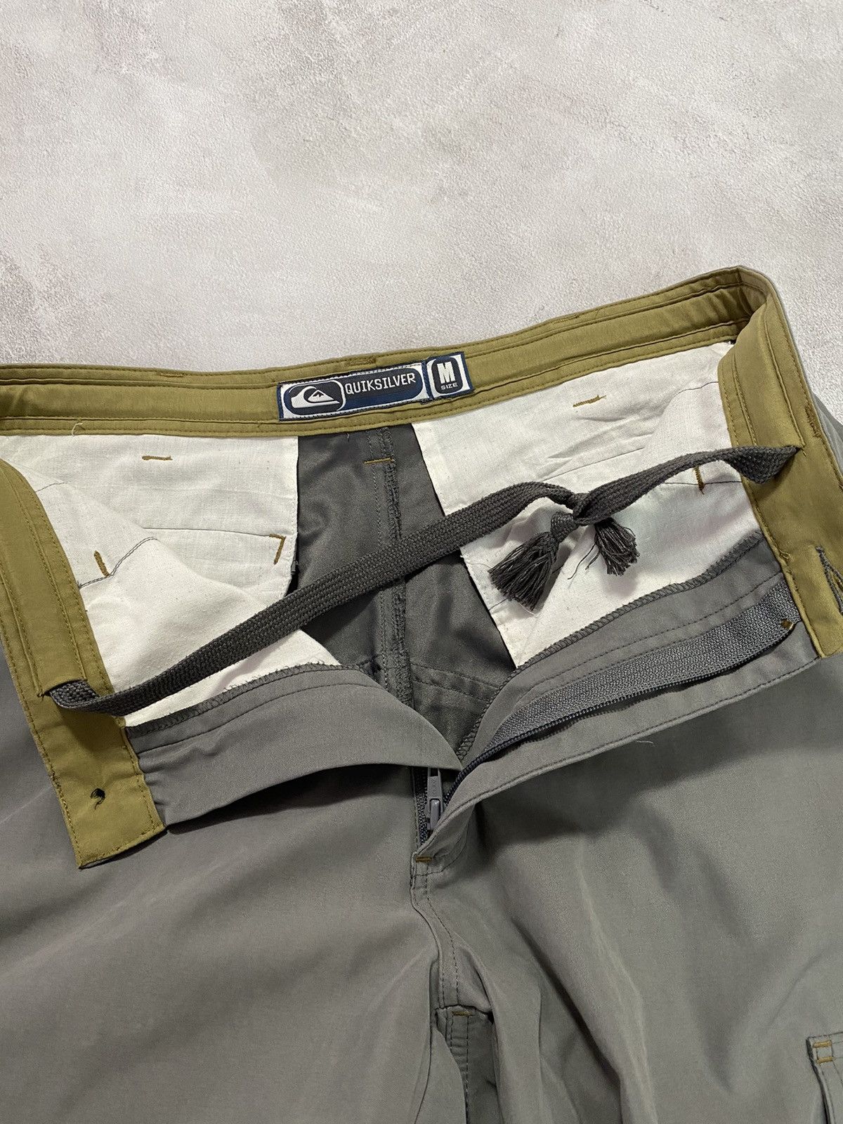 Japanese Brand × Quiksilver Vintage 90s y2k crazy pants cargo Quiksilver velvet SIZE - M Size US 33 - 8 Thumbnail