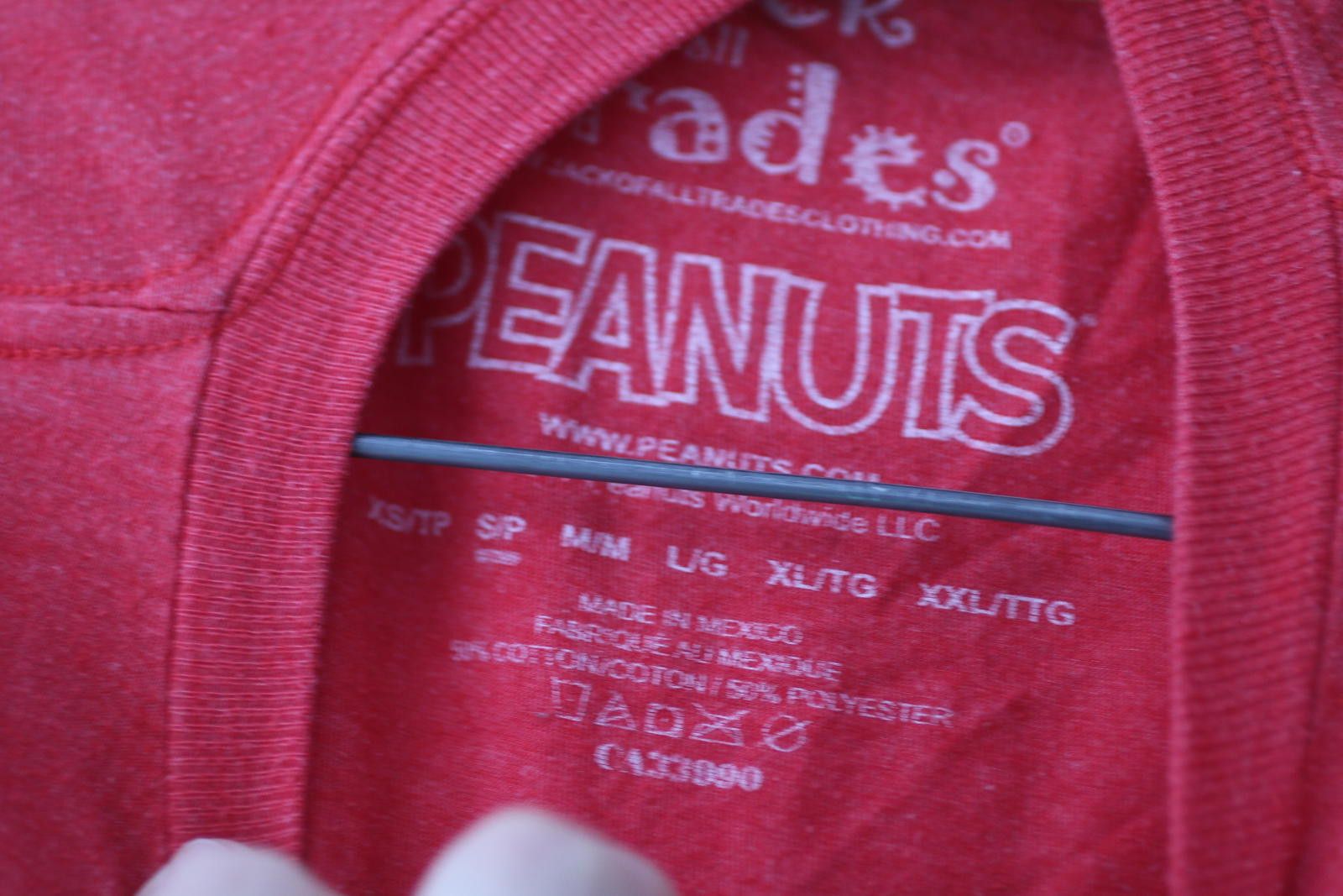 Other Red Snoopy Drink Up Peanuts Tee Small T-Shirt w/ 'Drink Up!' Size ONE SIZE - 6 Thumbnail