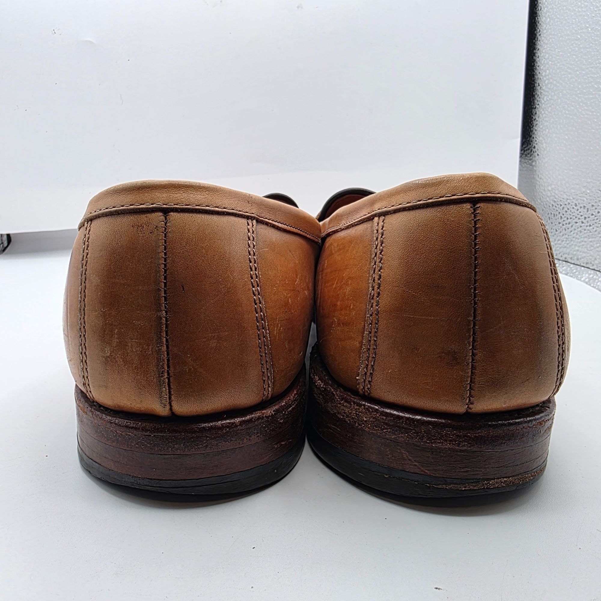 Allen Edmonds Allen Edmonds Wingham Mens Size 13 Tan Leather Tassel Dress Size US 13 / EU 46 - 4 Thumbnail