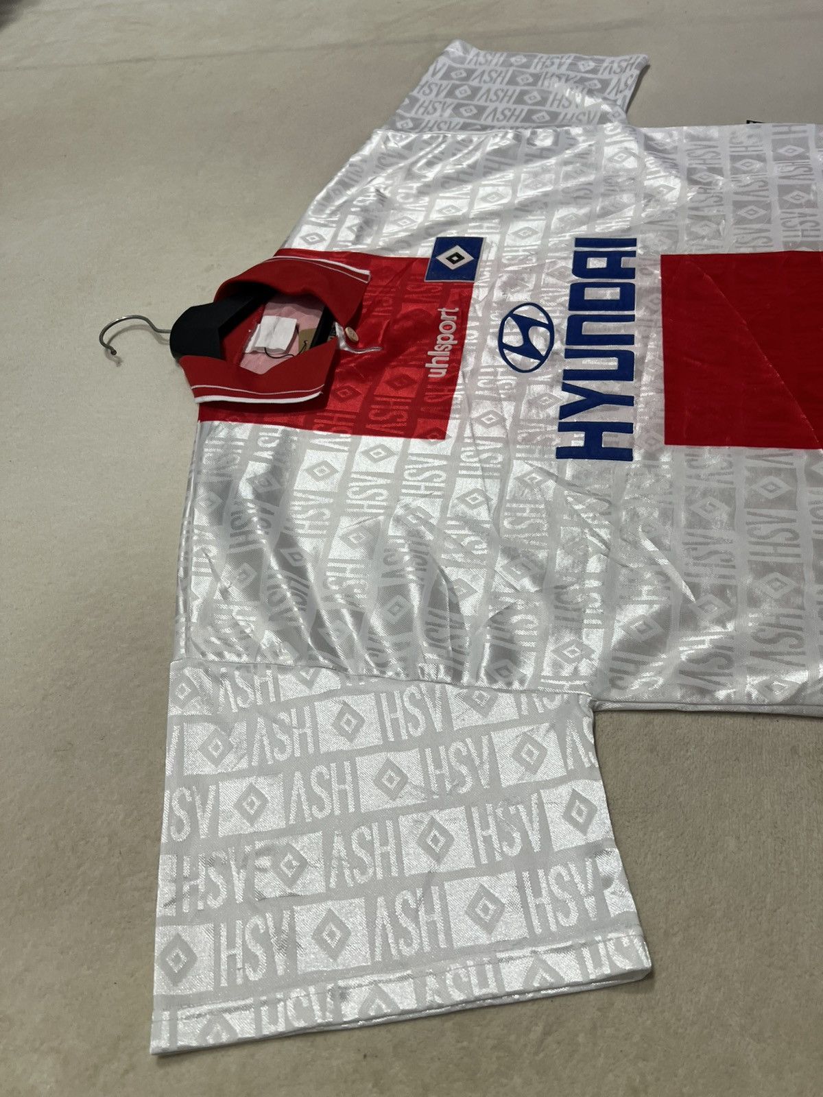 Other Hamburger SV 1997 Unisport Home Jersey Size US XL / EU 56 / 4 - 3 Thumbnail
