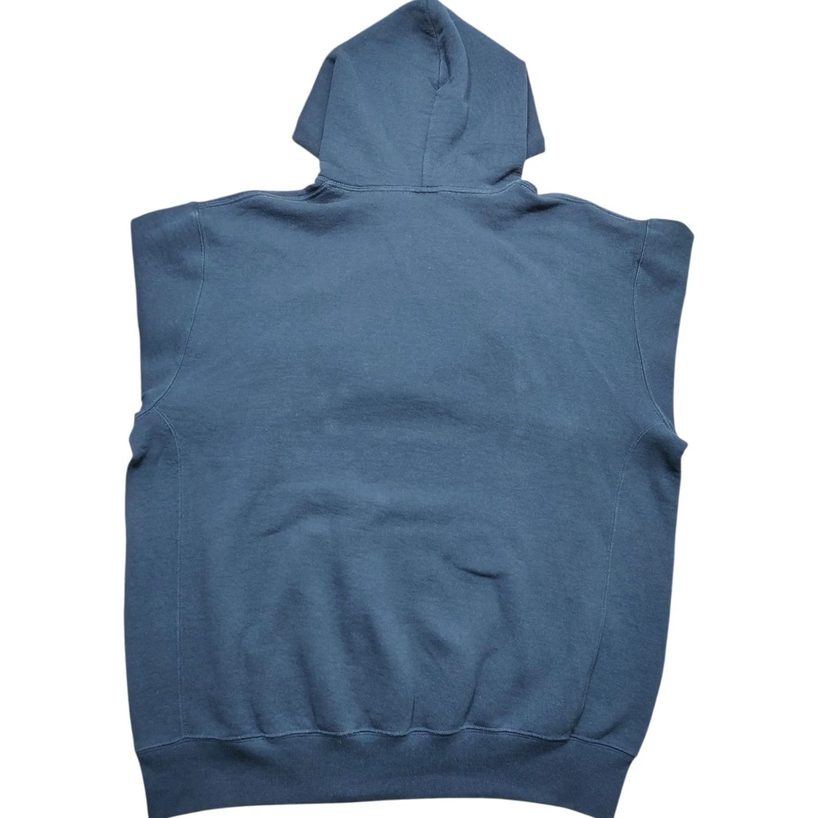 Russell Athletic VINTAGE Russell Athletic Hoodie Pullover Big Logo Graphic Fleece Blue XL Men 90s Classic, Hooded, Pockets, Lined Size US XL / EU 56 / 4 - 3 Thumbnail