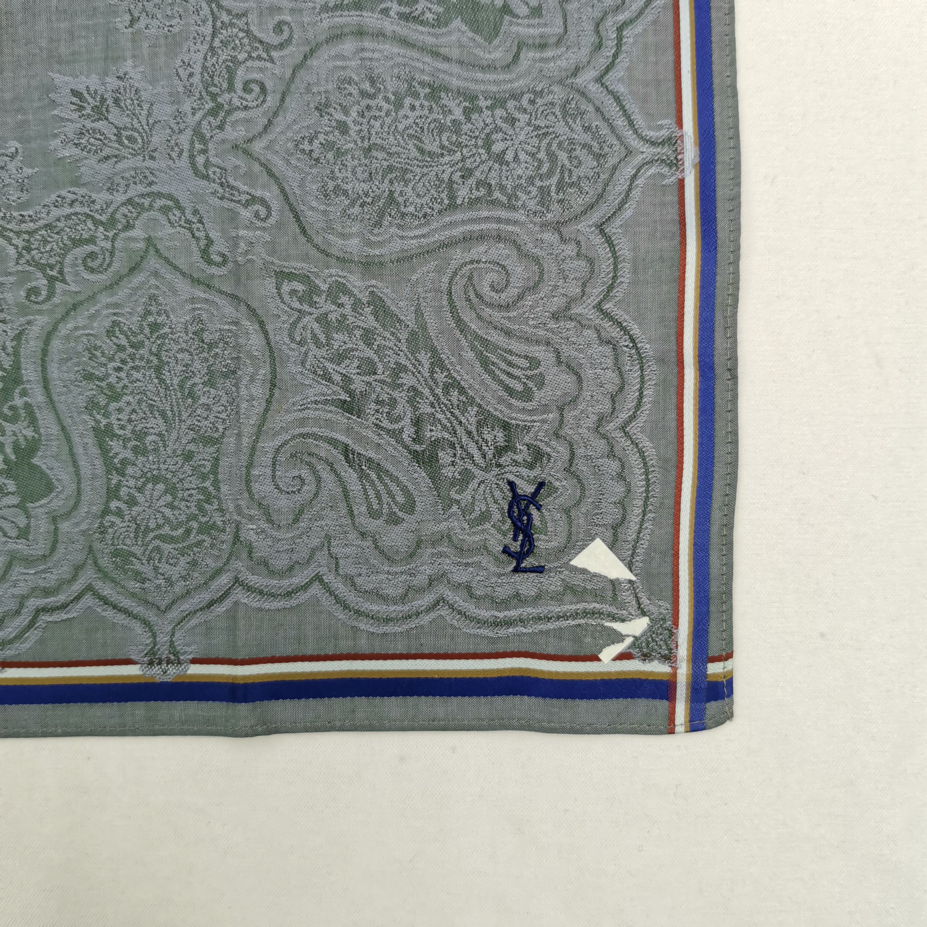 Japanese Brand NWT Vintage Yves Saint Laurent Handkerchief Neckerchief Size ONE SIZE - 3 Thumbnail