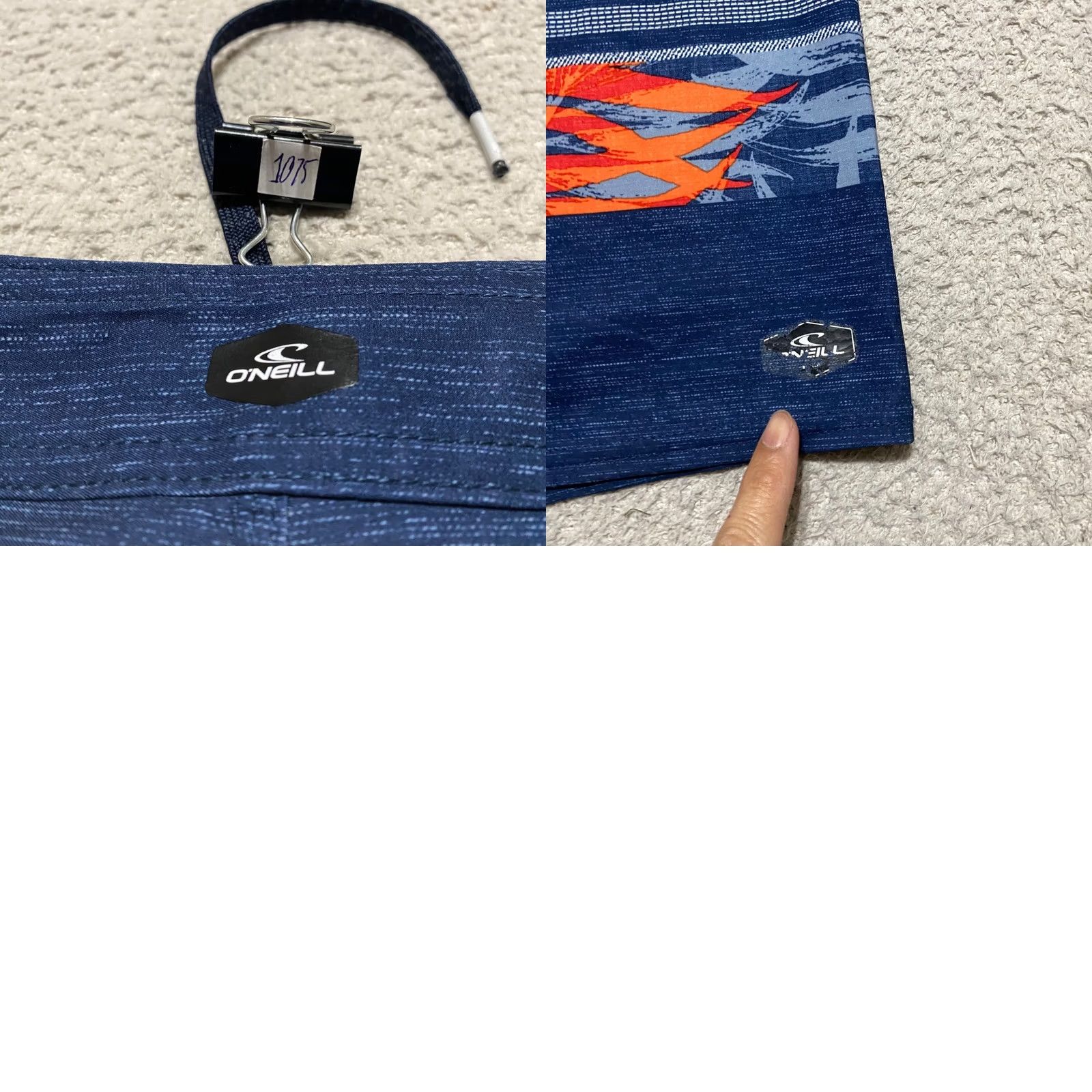 O'Neill O'Neill Mens Board Shorts Multicolor Striped Bermuda Quick Dry Pockets Inseam 10" 34 Regular Mens Size US 34 / EU 50 - 8 Thumbnail