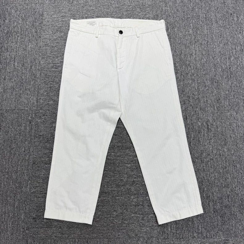 Dries Van Noten Dries Van Noten White Casual Pants - dmc Size US 34 / EU 50 - 1 Thumbnail