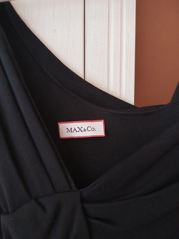 MAX&Co. Max Mara black viscose dress Size M / US 6-8 / IT 42-44 - 2 Thumbnail
