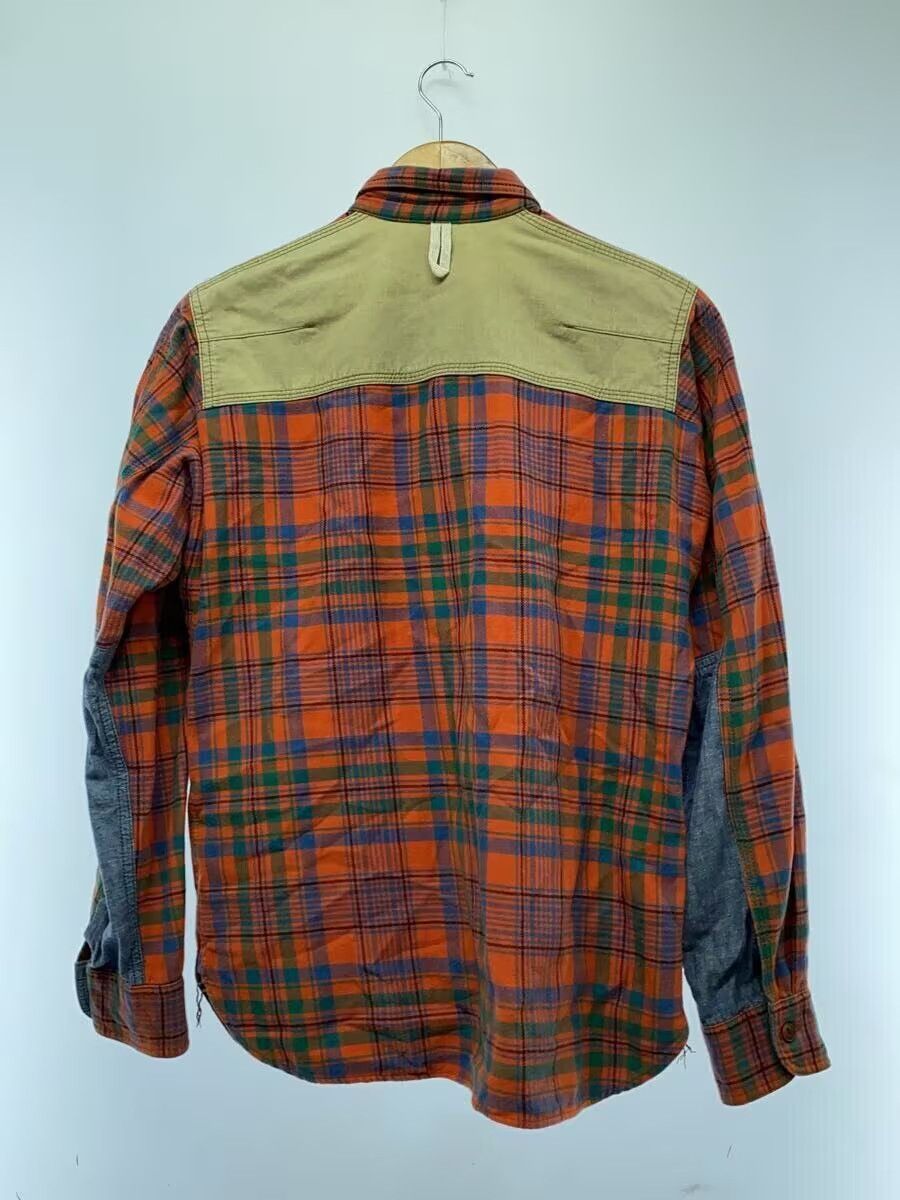 Comme des Garcons × Junya Watanabe Patchwork Raglan Plaid Button Shirt Size US M / EU 48-50 / 2 - 2 Thumbnail