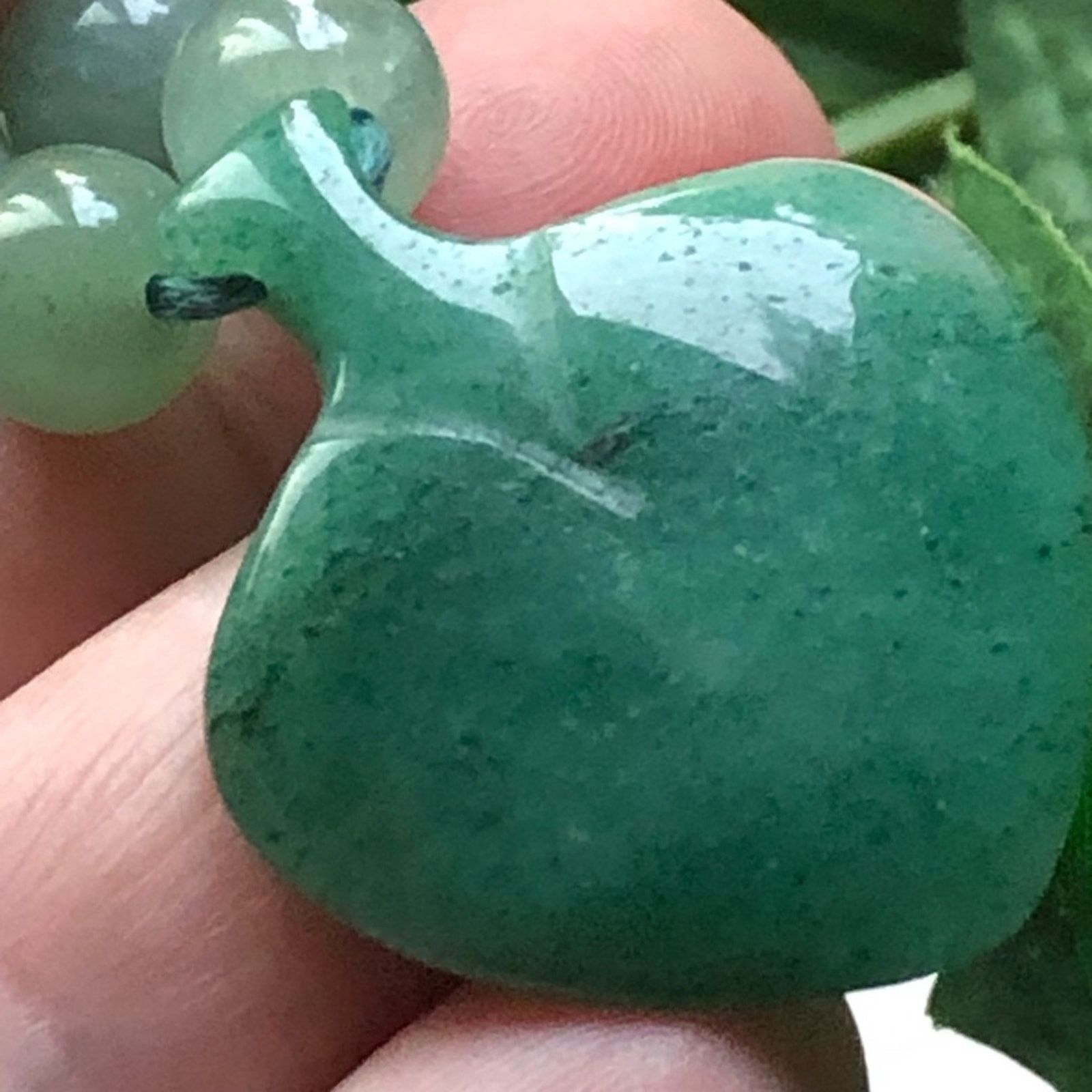 Jewelry Vintage hand crafted green aventurine necklace Size ONE SIZE - 2 Thumbnail