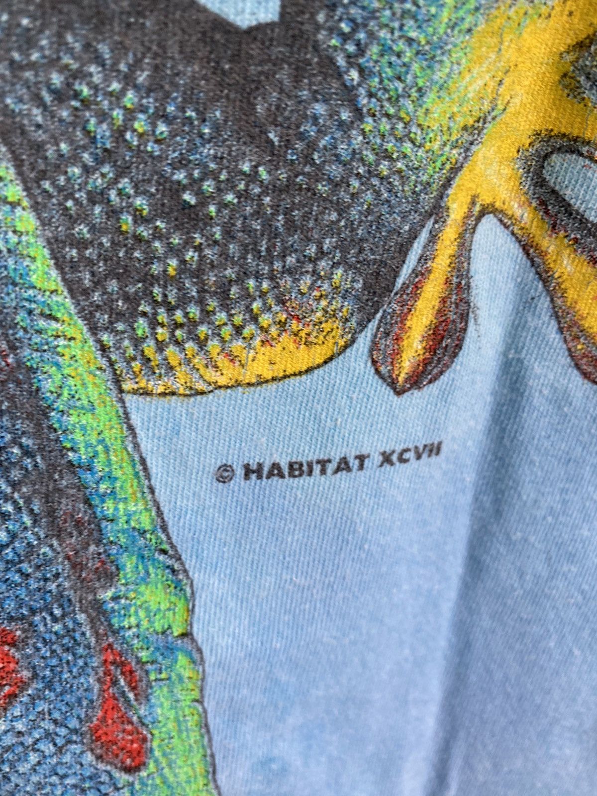 Habitat × Vintage Vintage Habitat Leopard Gecko Tie Dye Shirt Size US XL / EU 56 / 4 - 5 Thumbnail