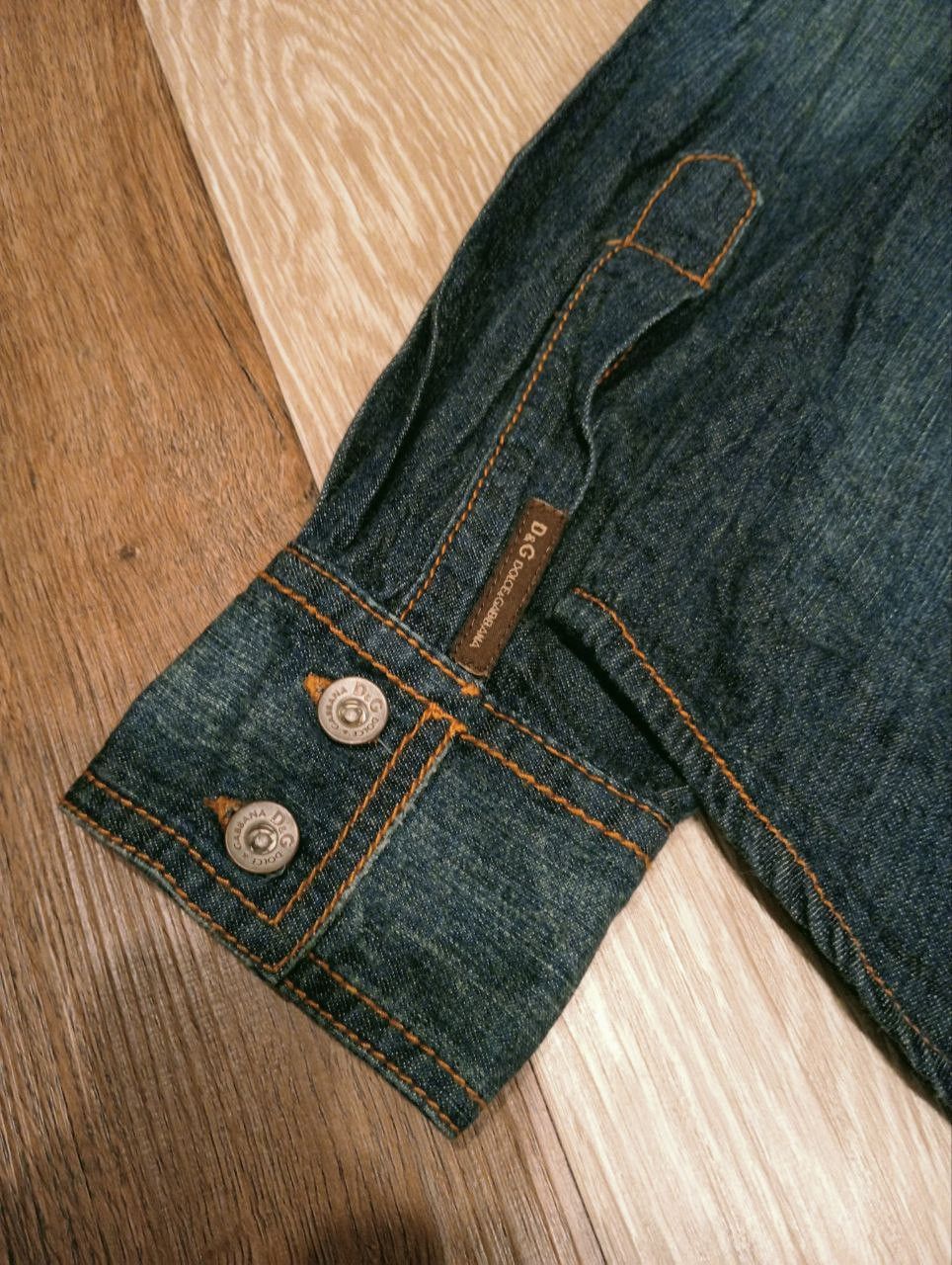 Dolce & Gabbana DOLCE & GABBANA BIG LOGO DENIM SHIRT Size US M / EU 48-50 / 2 - 10 Thumbnail