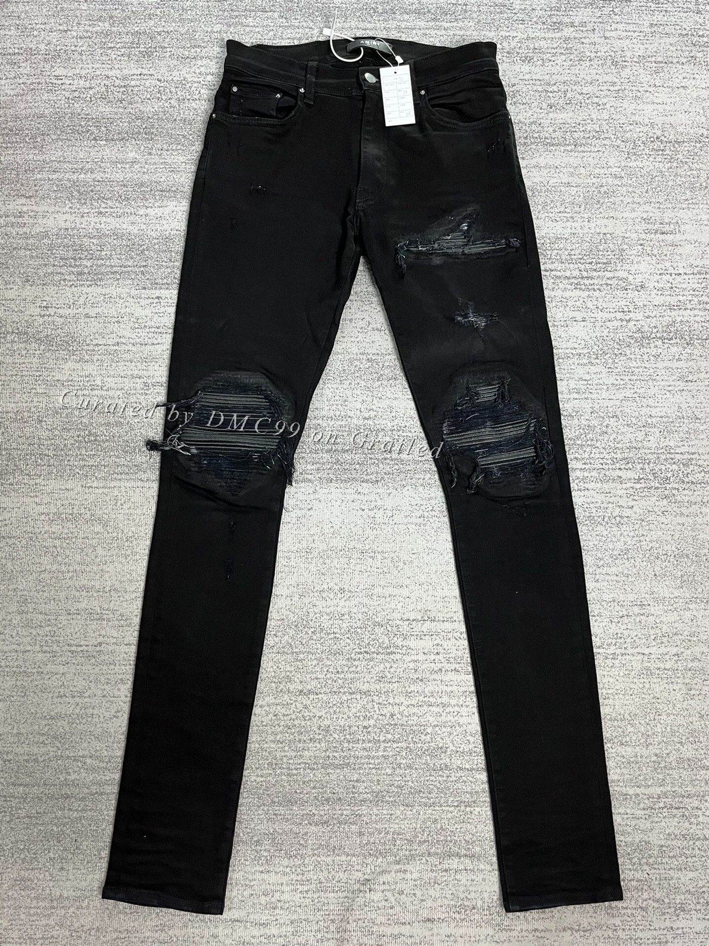 Amiri Amiri Black classic mx1 jeans sz 31 with receipt | Grailed