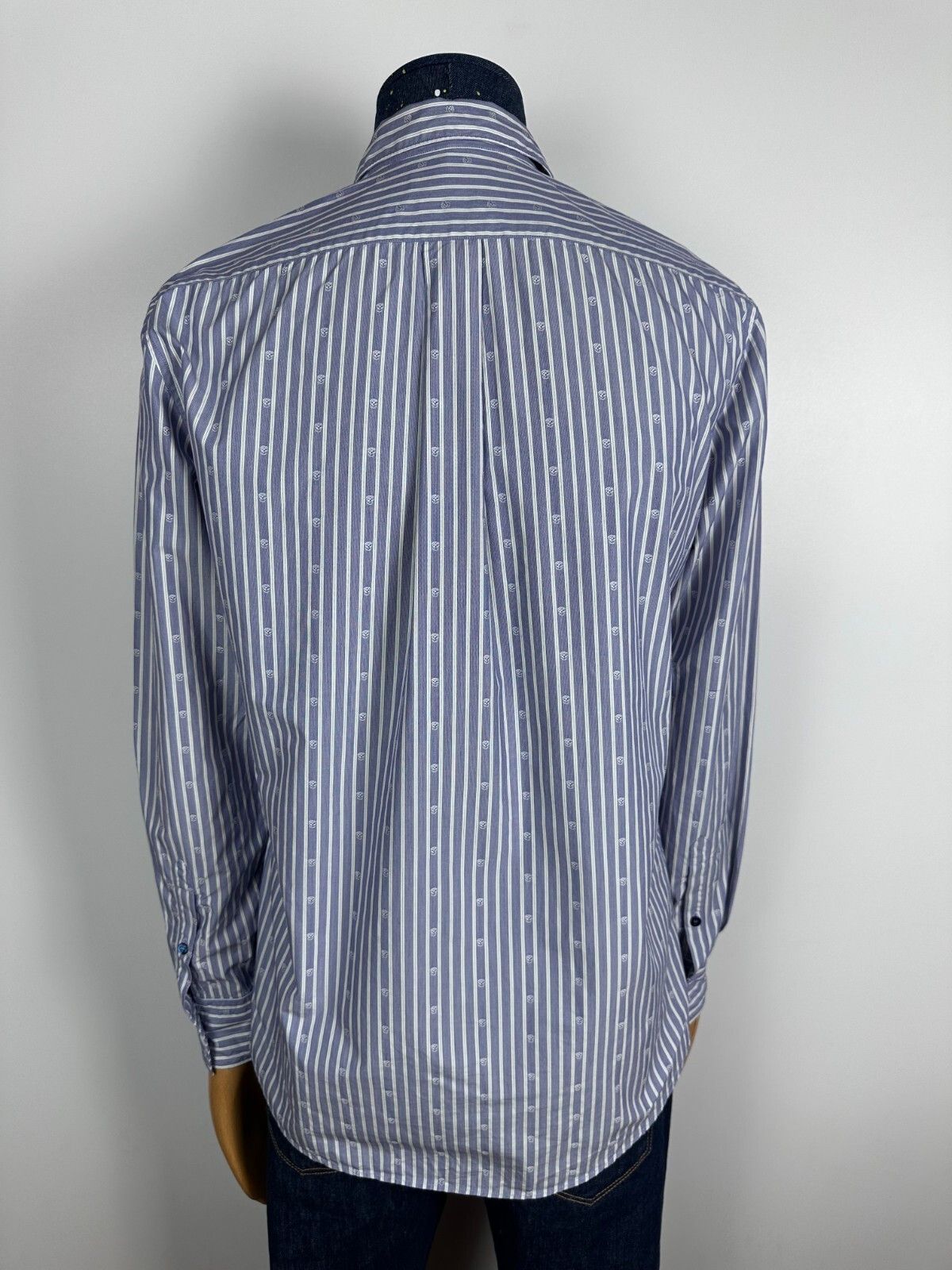 Alexander McQueen Alexander McQueen Skull Shirt Long Sleeve Striped Size 48 Size US M / EU 48-50 / 2 - 6 Thumbnail