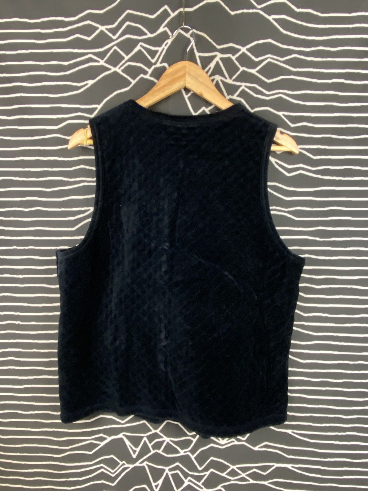 Sonia Rykiel Sonia Rykiel Velvet Vest Size US M / EU 48-50 / 2 - 2 Thumbnail