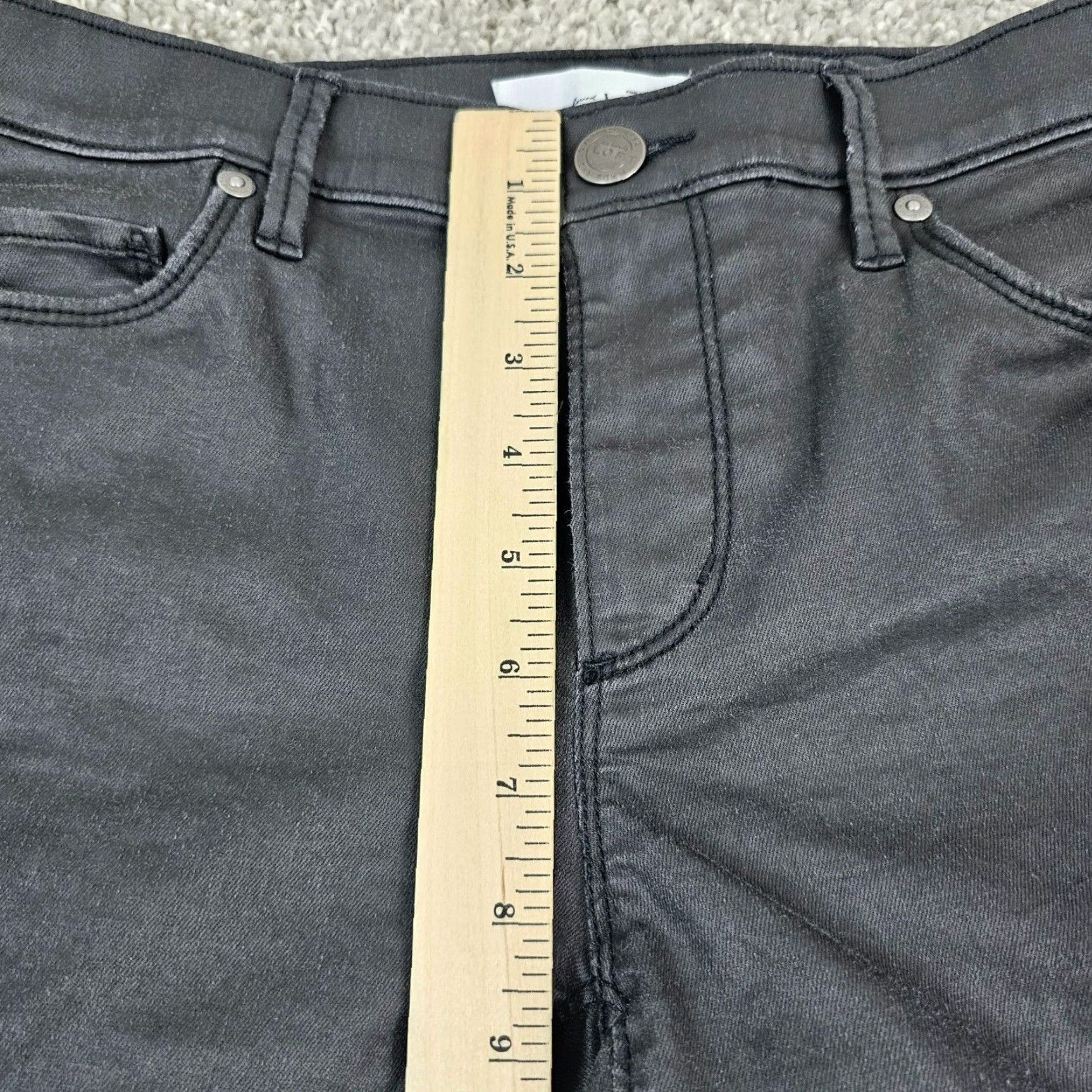 Ann Taylor ANN TAYLOR LOFT Black Jegging Pants Womens 27 Regular Mid Rise Stretch 27x28 Size 27" / US 4 / IT 40 - 5 Thumbnail