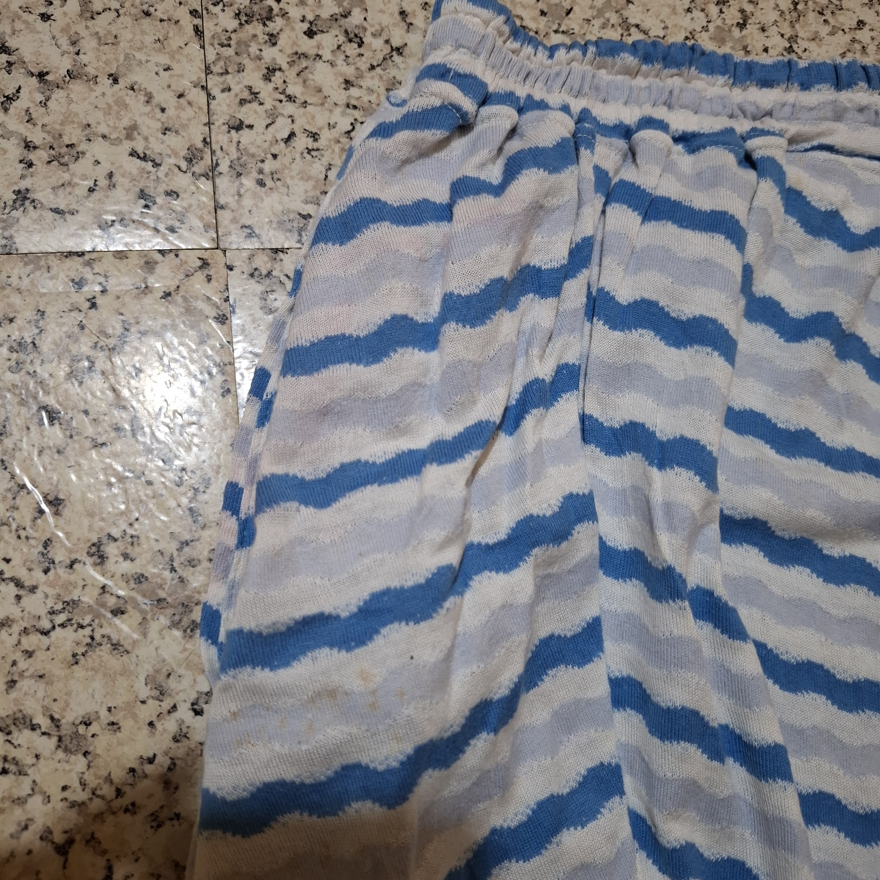 Hai Sporting Gear Vintage HAI Sporting Gear Issey Miyake Wavy Knit Maxi Skirt Size 29" - 13 Thumbnail