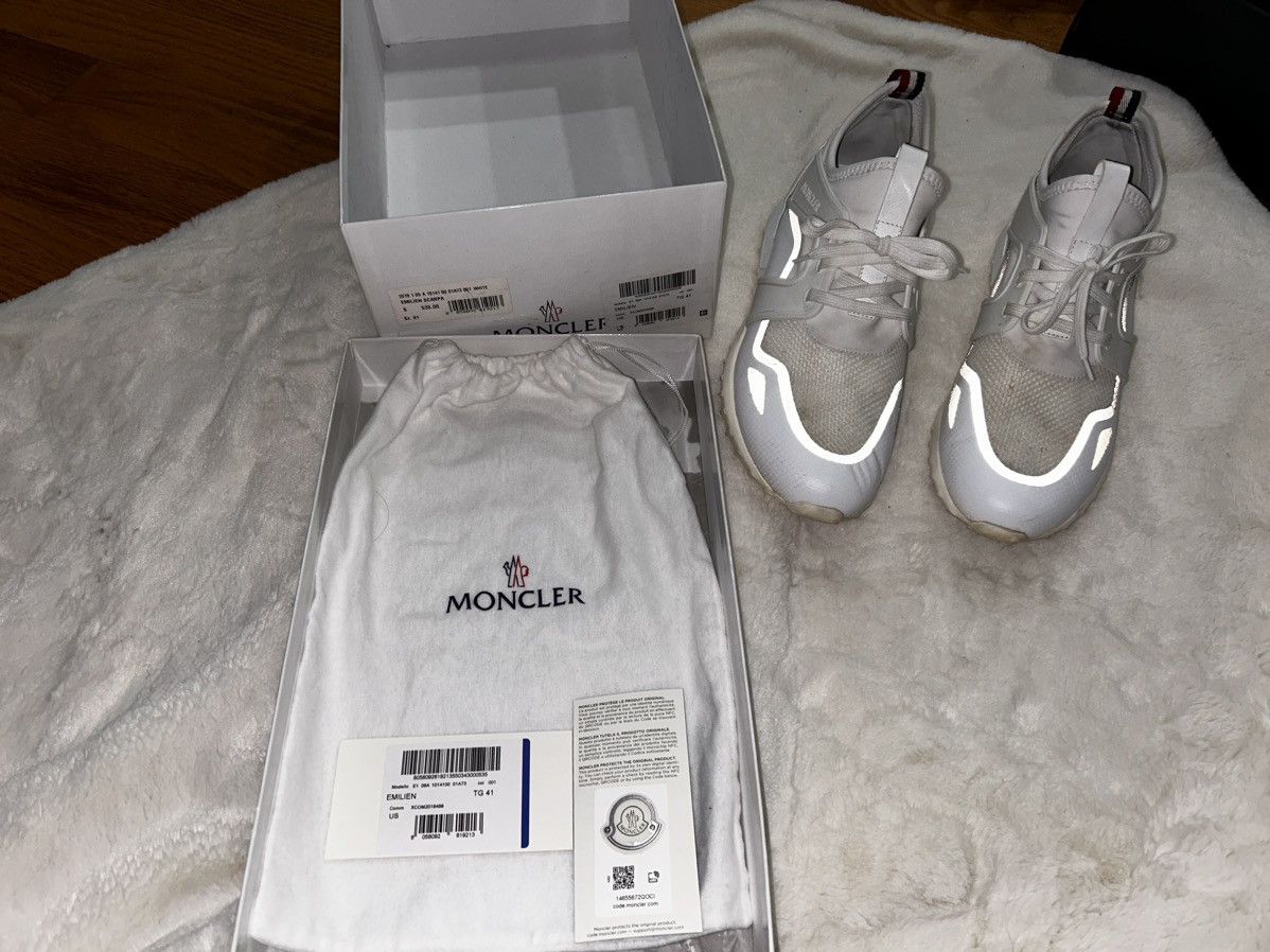 Moncler Moncler Emilen Scarpa White Size US 8 / EU 41 - 7 Thumbnail