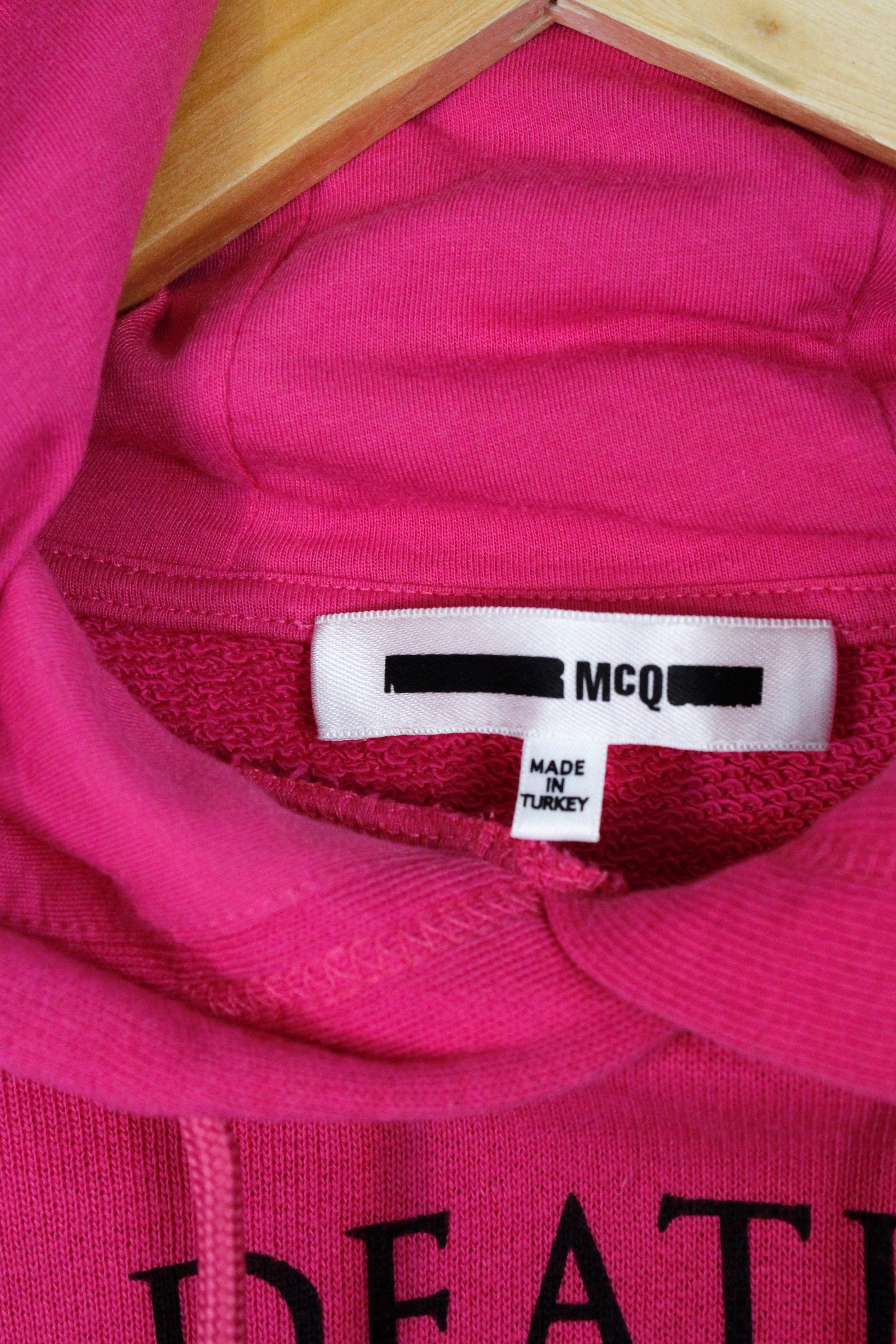 Alexander McQueen × MCQ Alexander McQueen MCQ Death Metal Cropped Oversize Hoodie Size S / US 4 / IT 40 - 6 Thumbnail