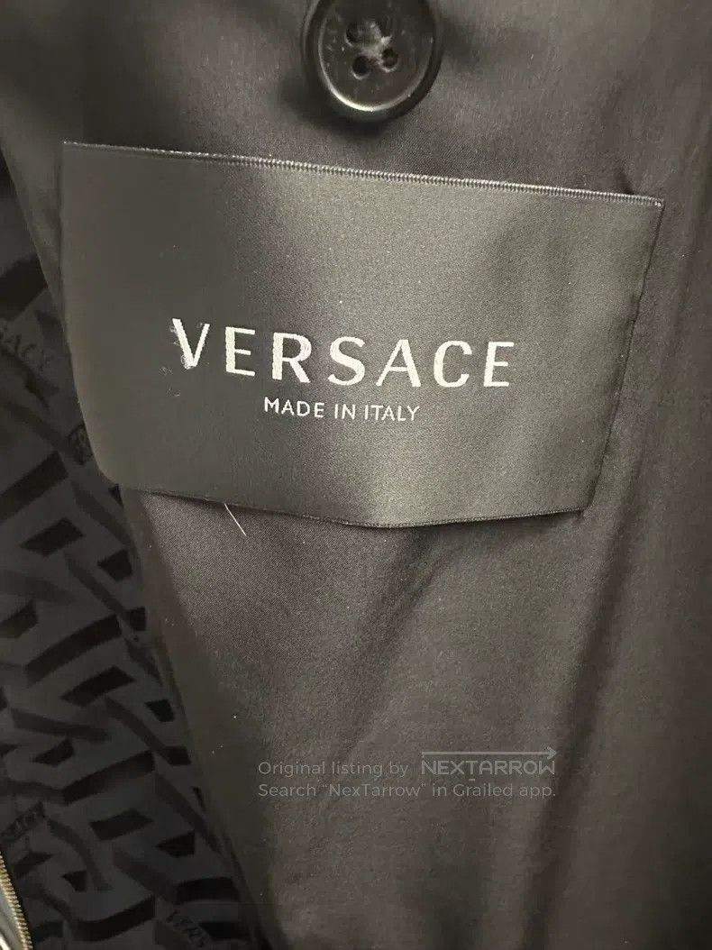 Versace Versace Main line maze series patchwork hooded leather jac Size US M / EU 48-50 / 2 - 6 Thumbnail