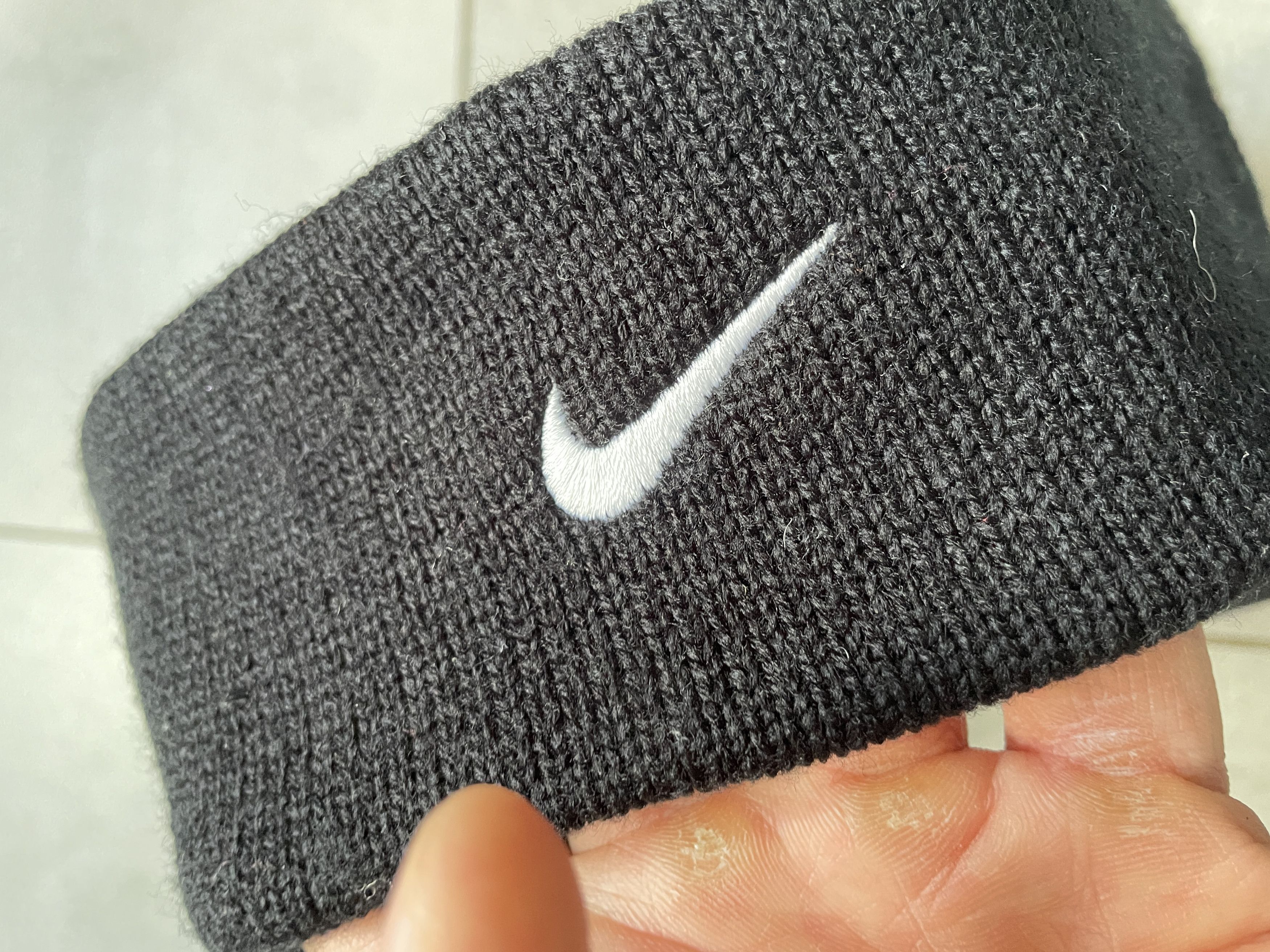 Nike Y2K NIKE BLACK KHAKI WINTER HEADBAND Size ONE SIZE - 2 Thumbnail