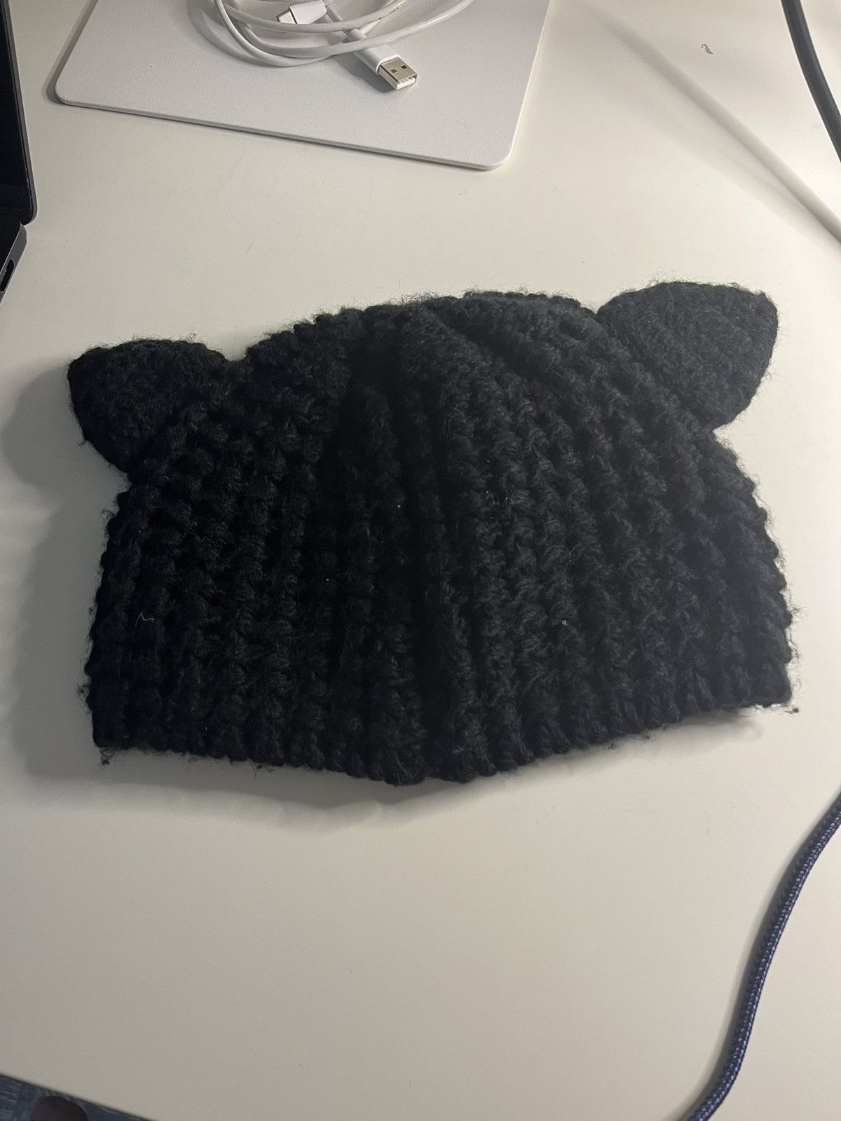 Karl Lagerfeld Karl Lagerfeld cat ear beanie Size ONE SIZE - 2 Thumbnail
