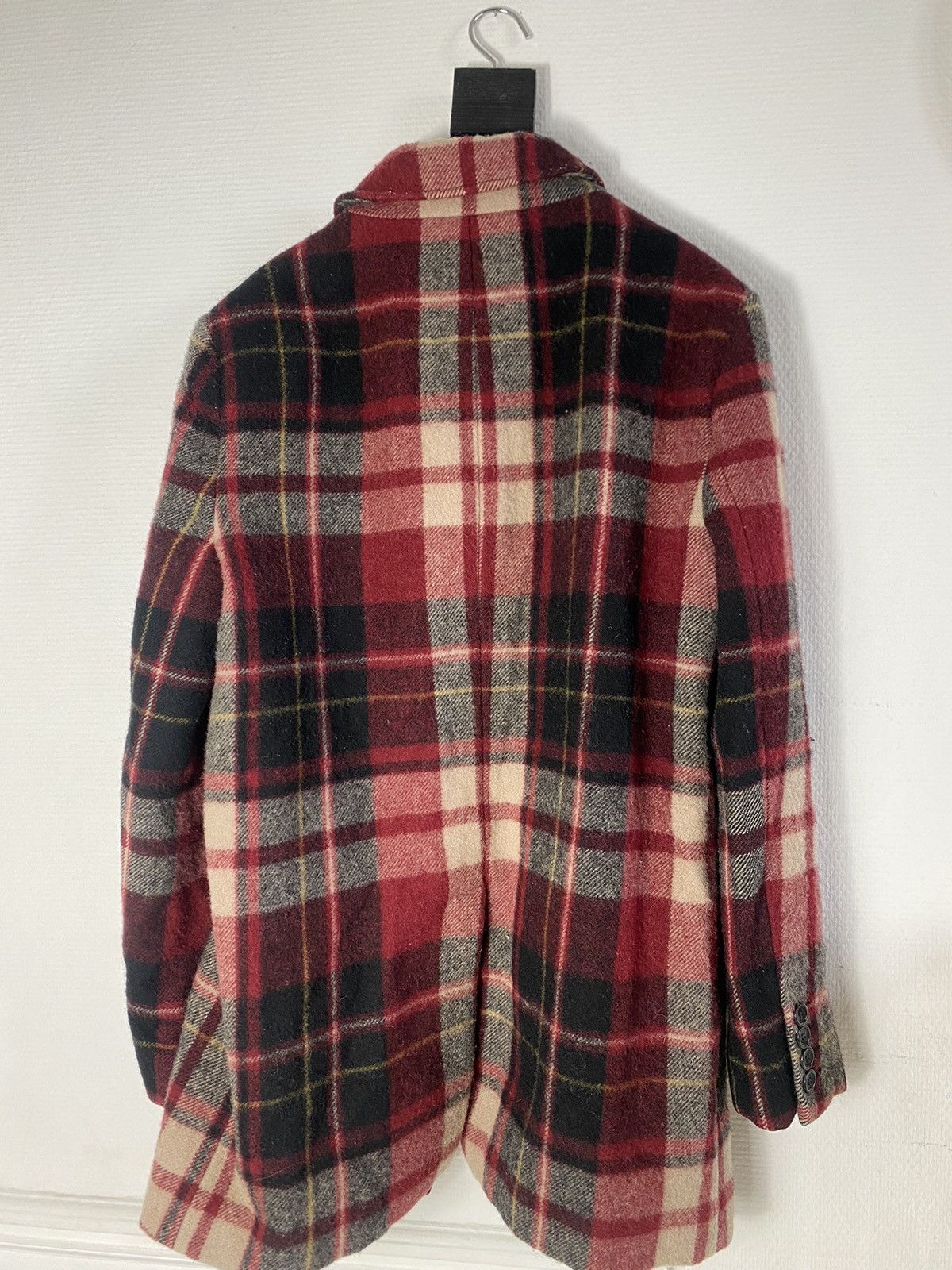 Saint Laurent Wool Striped Coat