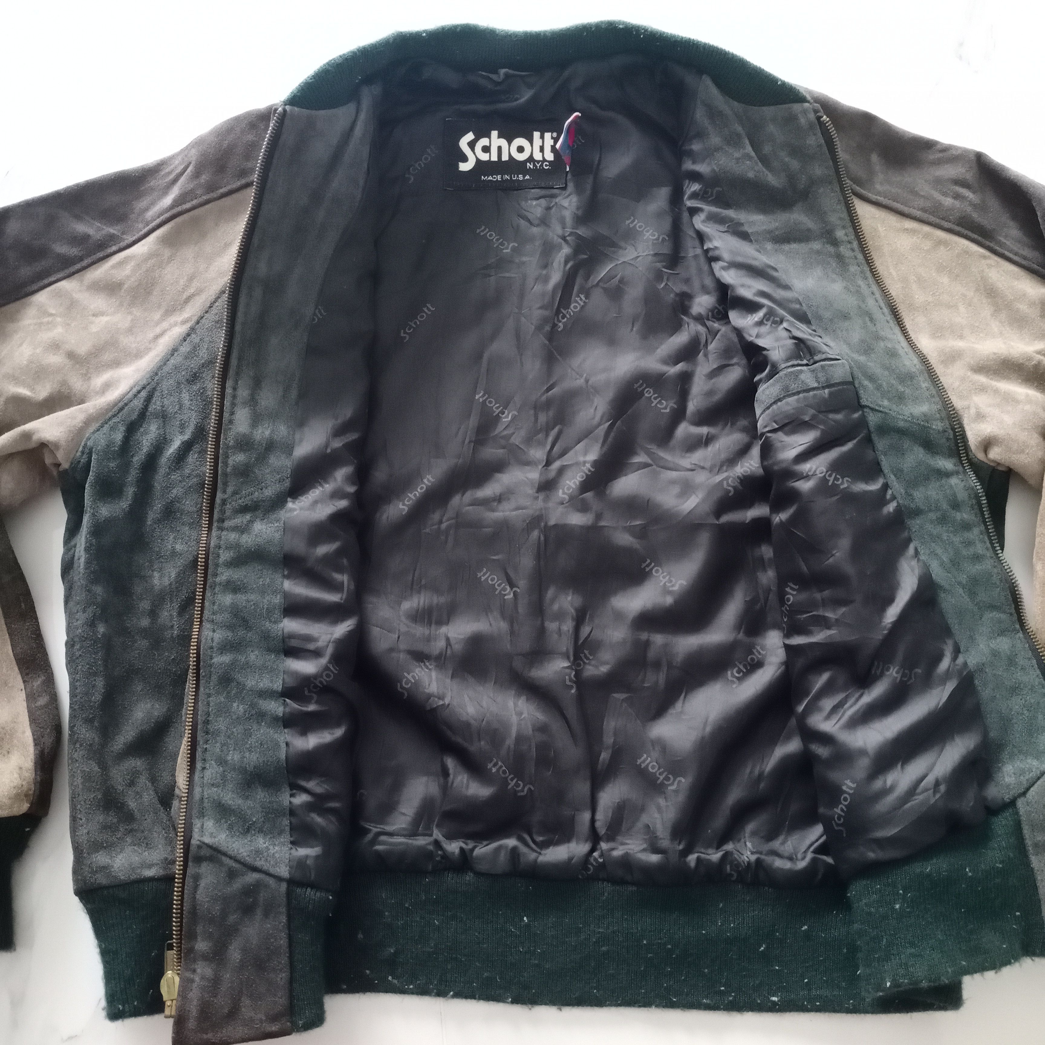 Schott Schott NYC Made in USA Leather Jacket Size 42 Size US L / EU 52-54 / 3 - 8 Thumbnail