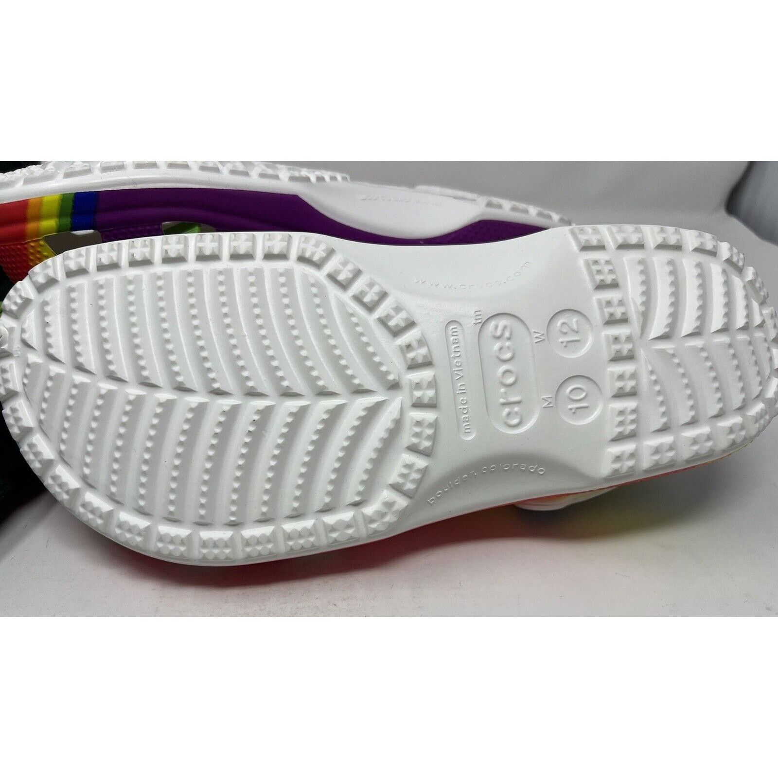Crocs Crocs Classic Rainbow Clog Unisex Shoes Men: 10 Women: 12 Size US 10 / IT 40 - 6 Thumbnail
