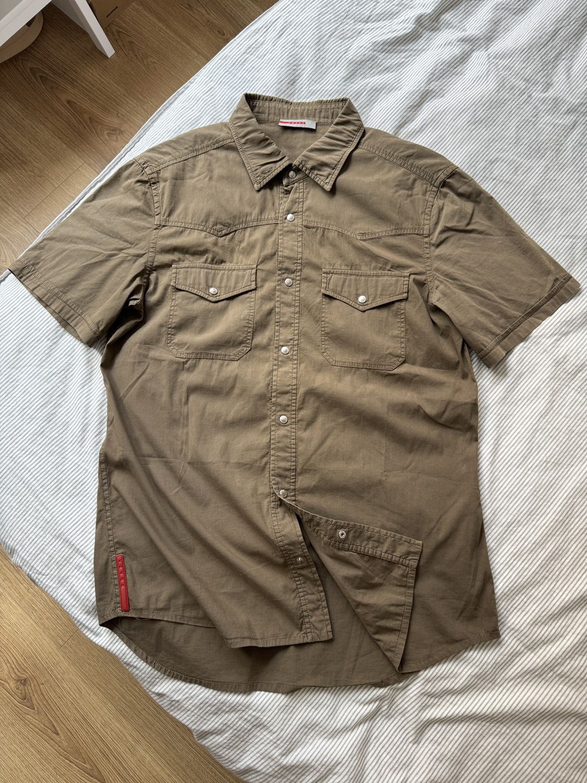 00´s PAZZO ウール フードコート PRADA SPORT MIUMIU