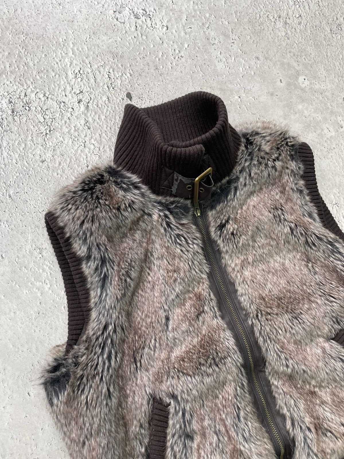 If Six Was Nine 2000s fur JACKET CROPPED HYSTERICGLAMOUR Y2K BOMBER RARE Size US M / EU 48-50 / 2 - 2 Thumbnail
