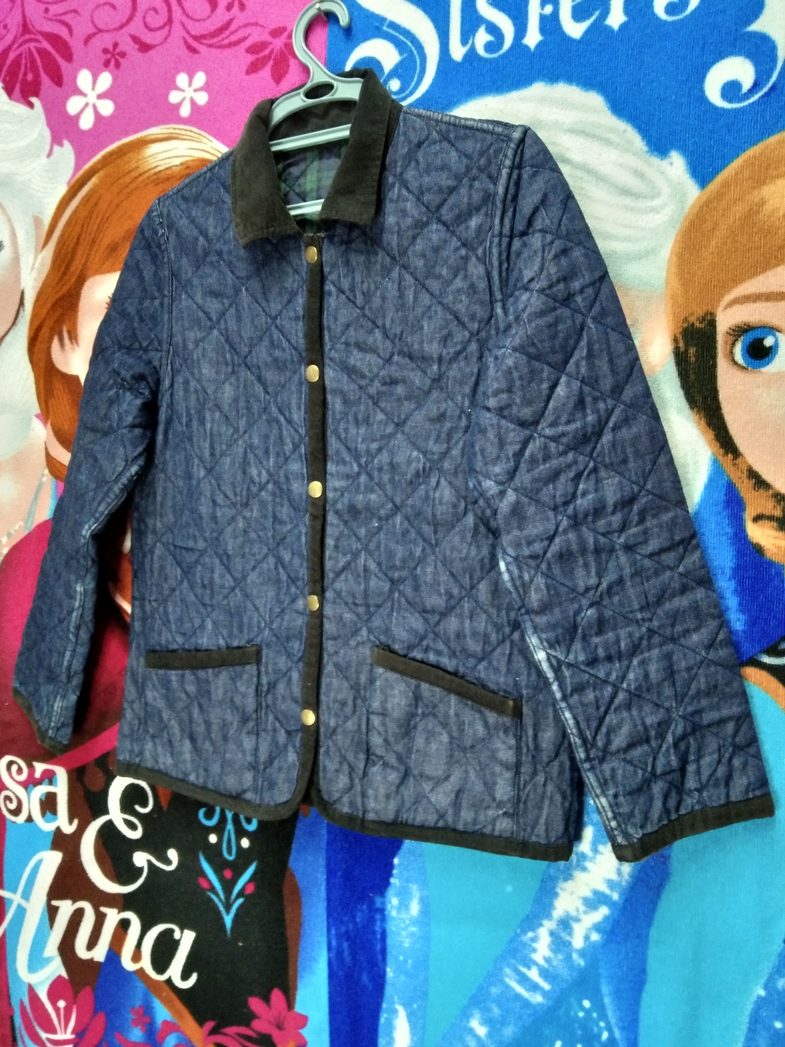 Japanese Brand REVERSIBLE DENIM QUILTED JACKET Size XXS / US 00 / IT 34 - 4 Thumbnail