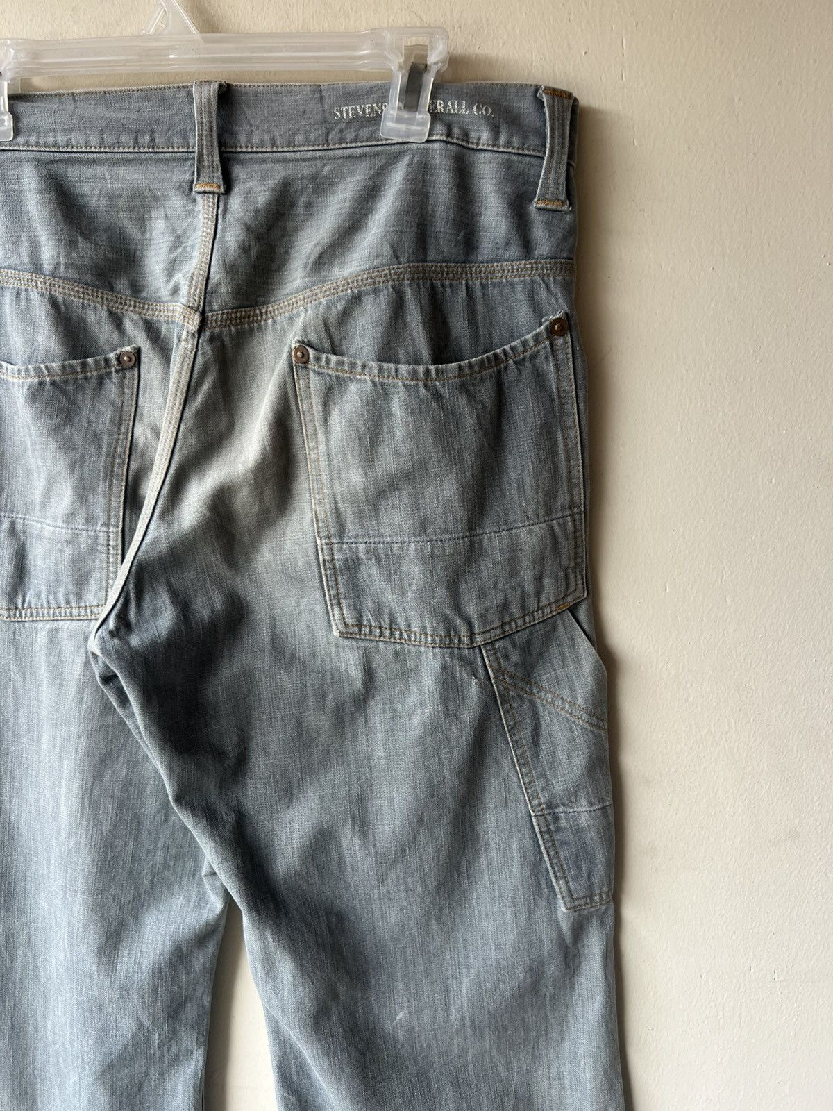 Stevenson Overall Co. Stevenson Overall Japan Distress Mud Denim Workwear Jeans Size US 32 / EU 48 - 19 Thumbnail