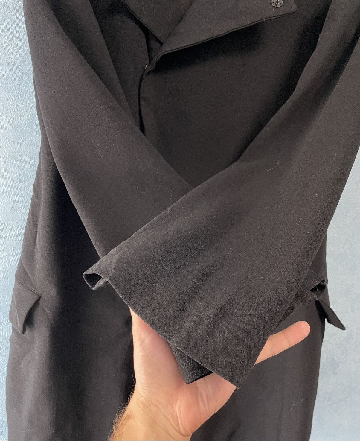 Yohji Yamamoto Yohji Yamamoto Wool Avant Garde Coat Jacket Size US M / EU 48-50 / 2 - 6 Thumbnail