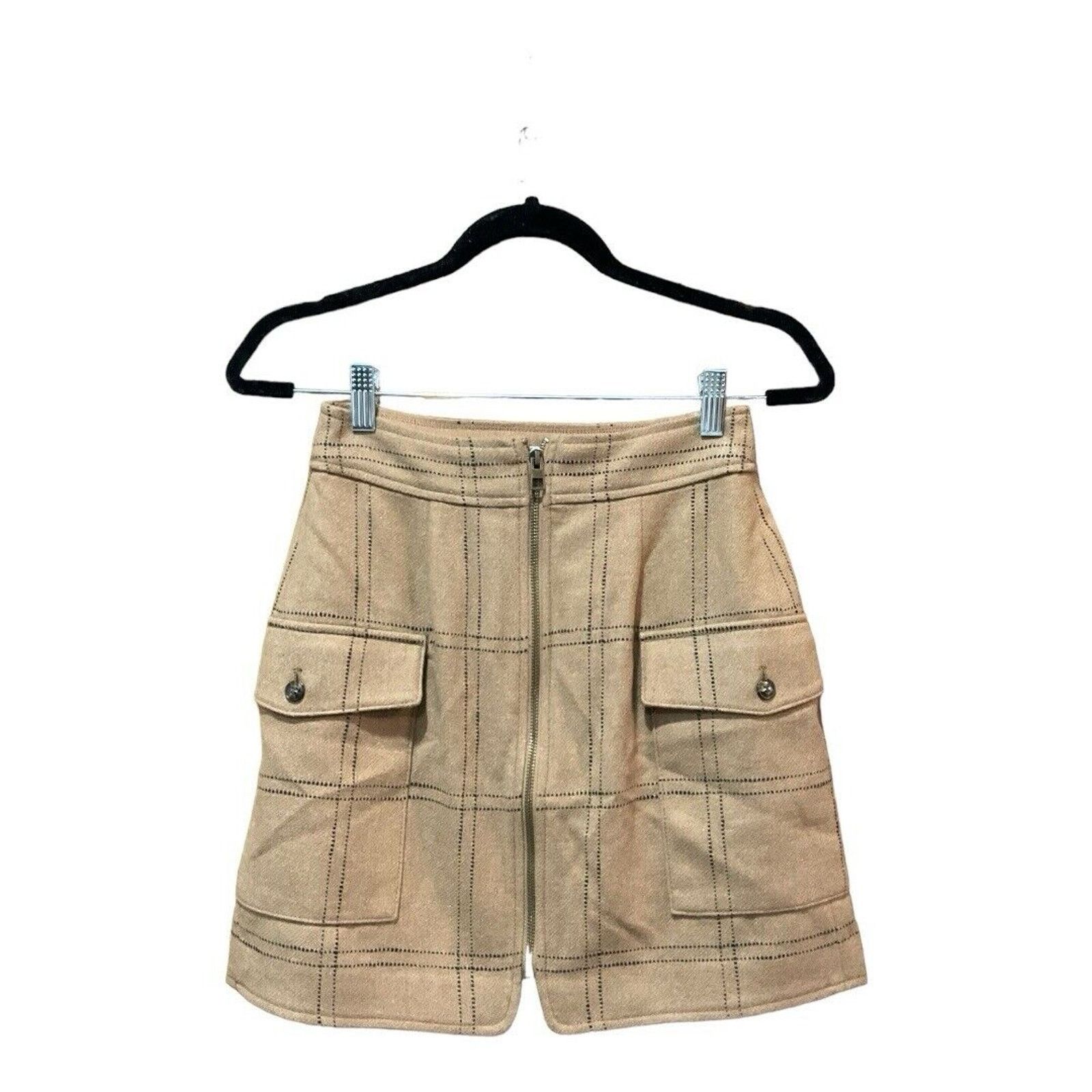 Madewell Madewell Curvy (Re)sourced Zip-Front Mini Skirt Size 24" / US 00 / IT 34 - 5 Thumbnail