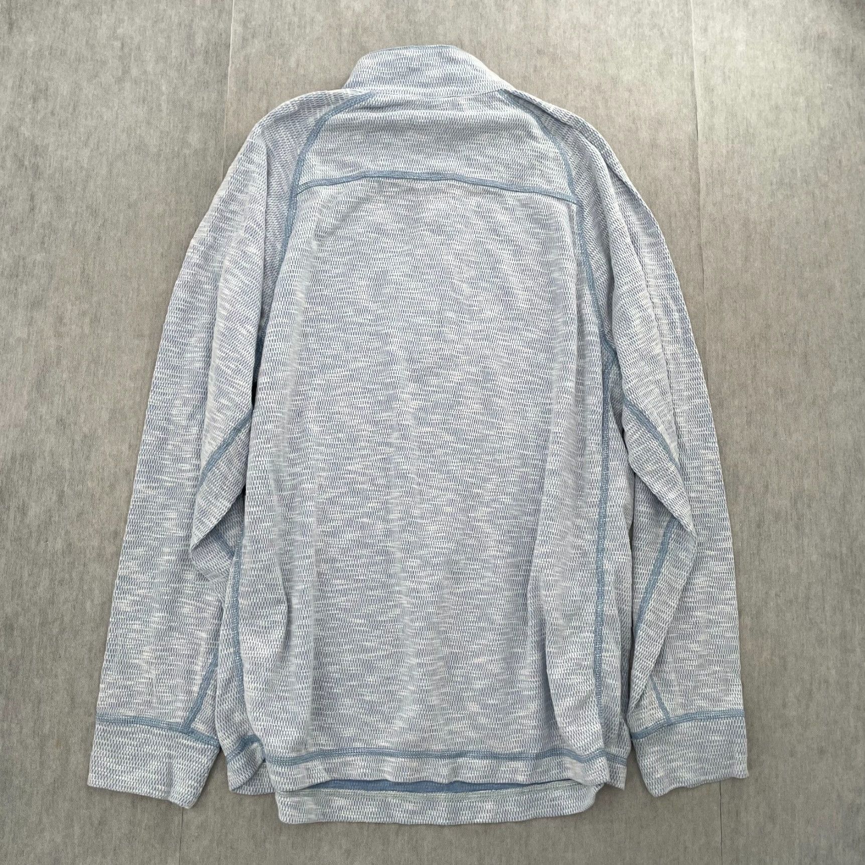Tommy Bahama Tommy Bahama Sweater Adult Small Blue Barrier Beach Half Zip Reversible Mens S Size US S / EU 44-46 / 1 - 3 Thumbnail