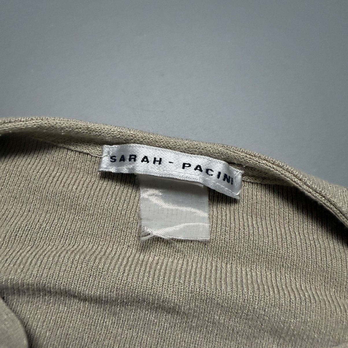 Sarah Pacini Avant Garde Asymmetrical Blouse Sarah Pacini Size S / US 4 / IT 40 - 8 Thumbnail