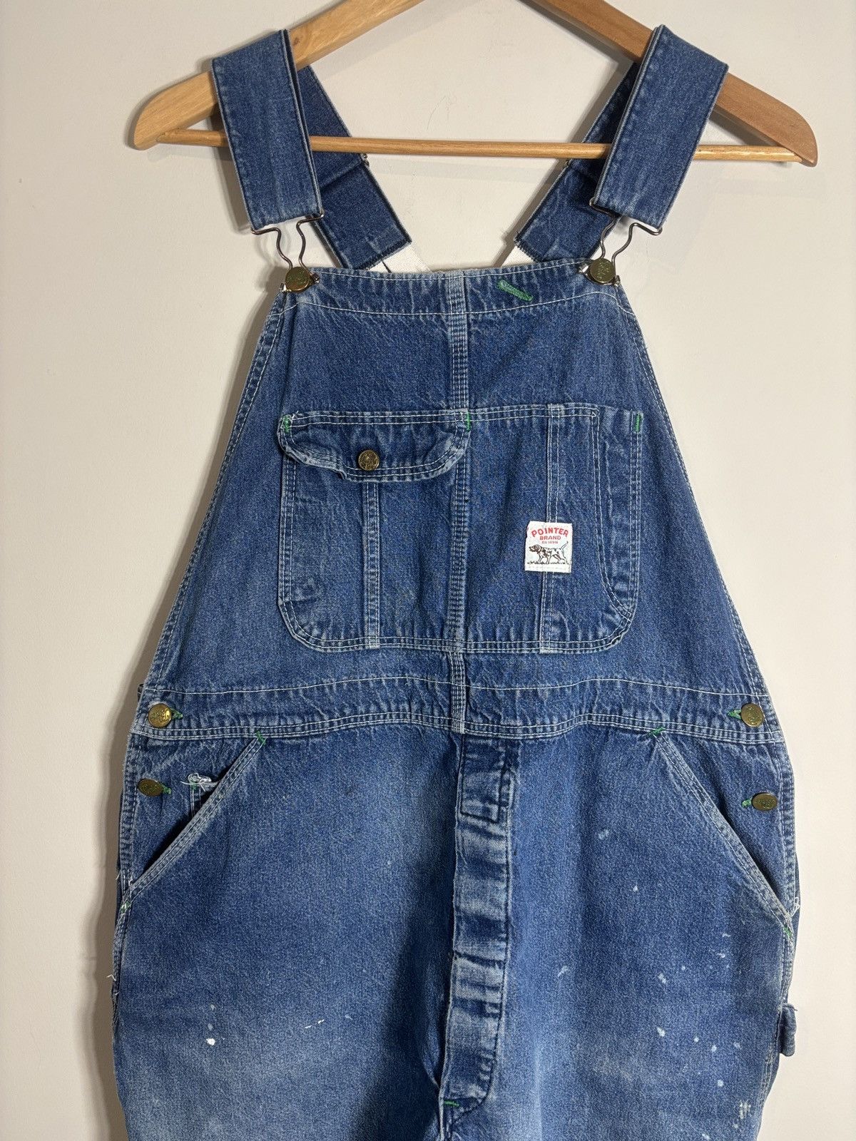 Pointer Vintage Pointer Denim Overalls Workwear Distressed 38x30 Size US 38 / EU 54 - 1 Thumbnail