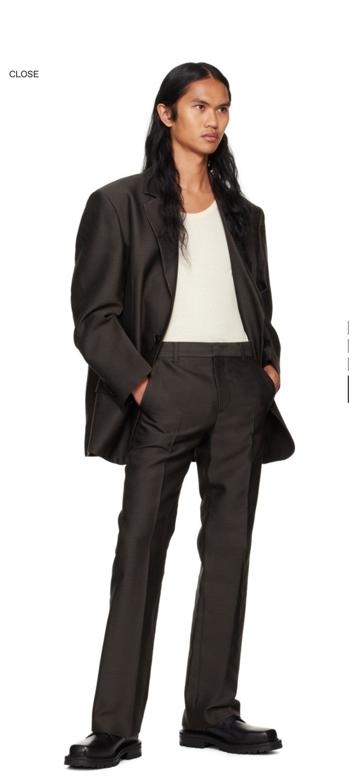 System Brown butcoot trousers Size US 36 / EU 52 - 5 Thumbnail