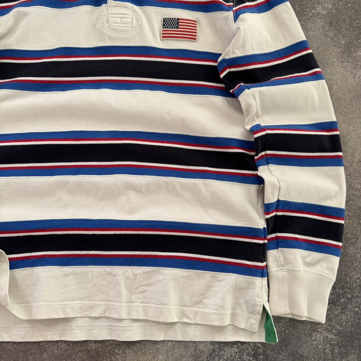 Tommy Hilfiger × Vintage Tommy Hilfiger Vintage USA Rugby Long Sleeve Shirt Size US XL / EU 56 / 4 - 6 Thumbnail