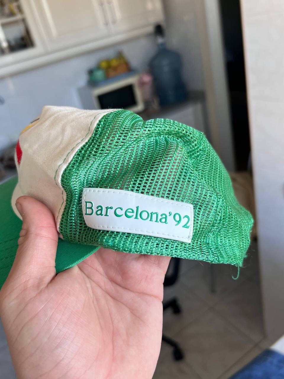 Other 90s Vintage Olympic Game Barcelona 1992 Baseball Mesh Cap Size ONE SIZE - 5 Thumbnail