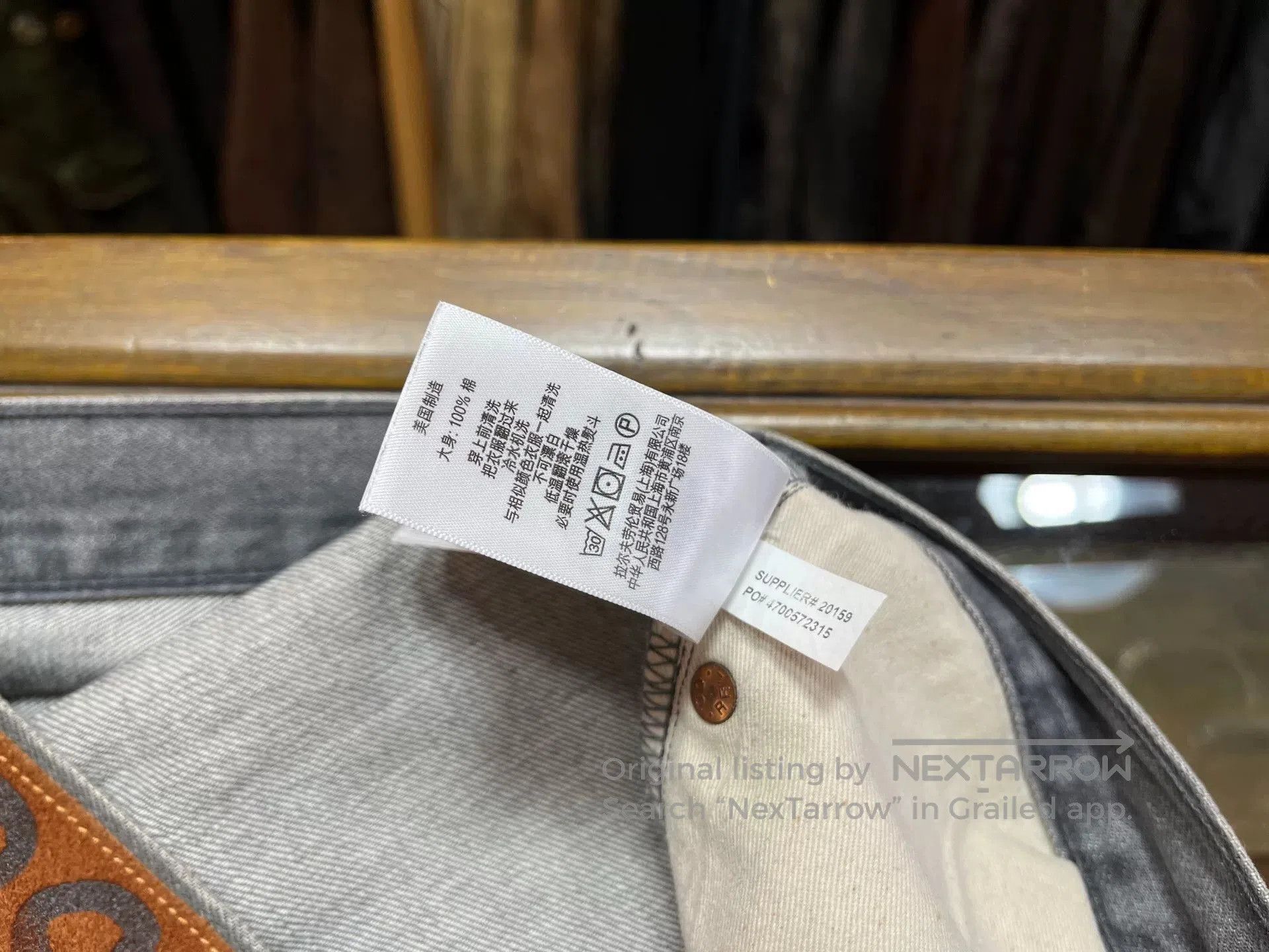 RRL Ralph Lauren gray denim jeans by rrl Ralph Lauren. Size US 29 - 6 Thumbnail