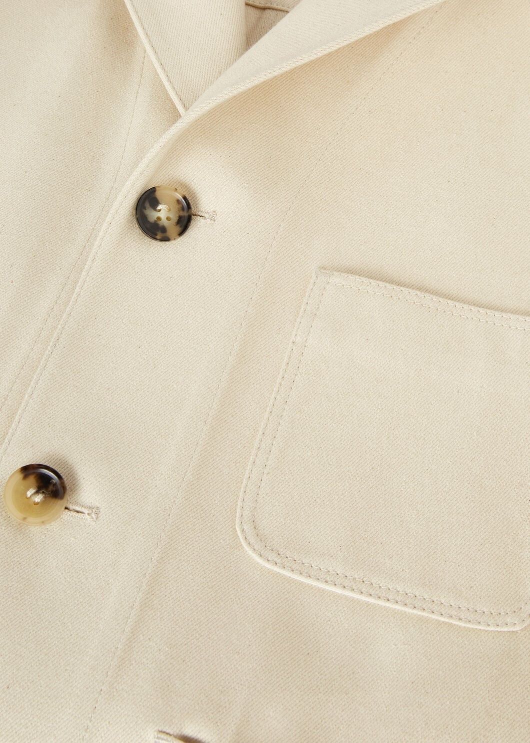 Loro Piana o1w1db10725 FAO7179 Taishi Jacket in Beige Size US L / EU 52-54 / 3 - 7 Thumbnail