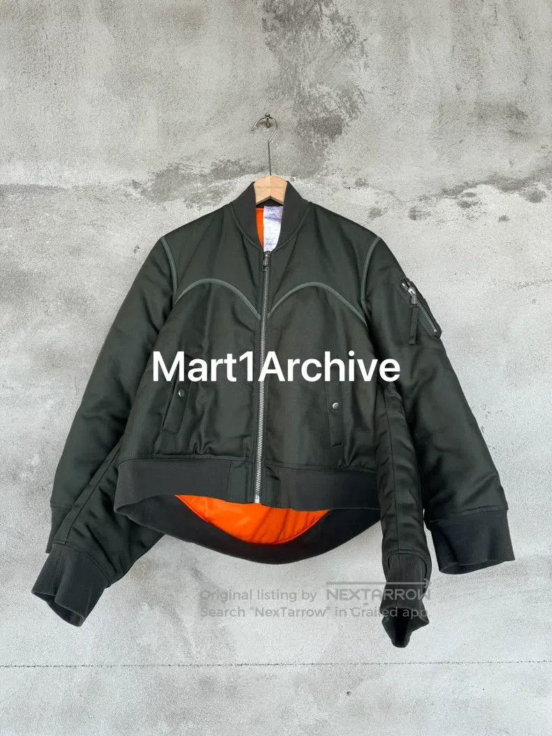Helmut Lang HELMUT LANG Four Sleeve Bomber Jacket Size US XS / EU 42 / 0 - 1 Thumbnail