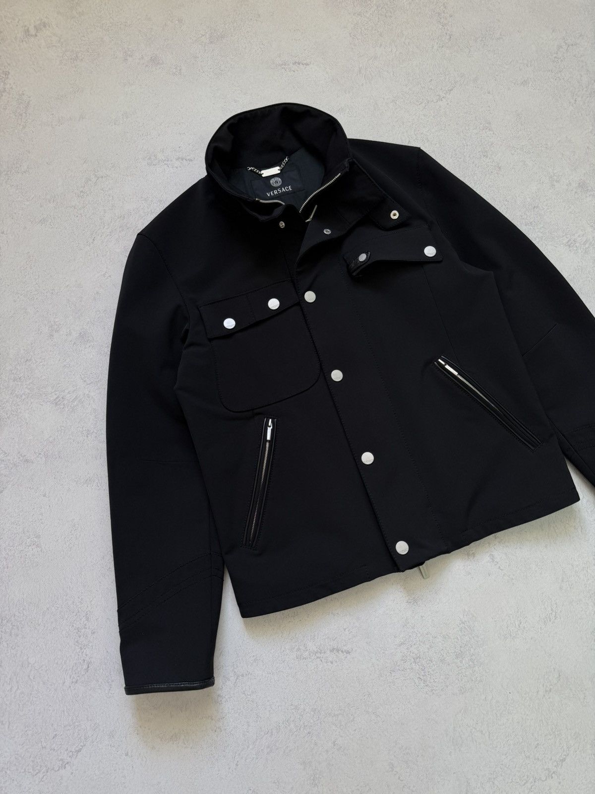 Versace Vintage Gianni Versace Archive Military Tech Jacket Size 50 Size US M / EU 48-50 / 2 - 3 Thumbnail