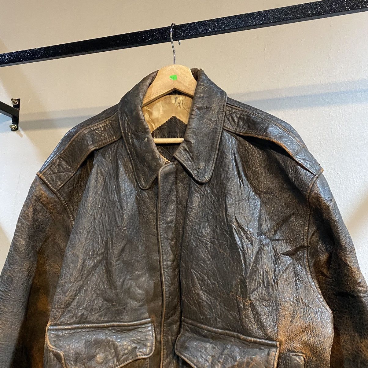 Avirex Vintage Palam Inspired Avirex Leather Jackets Made In Korea Size US L / EU 52-54 / 3 - 4 Thumbnail