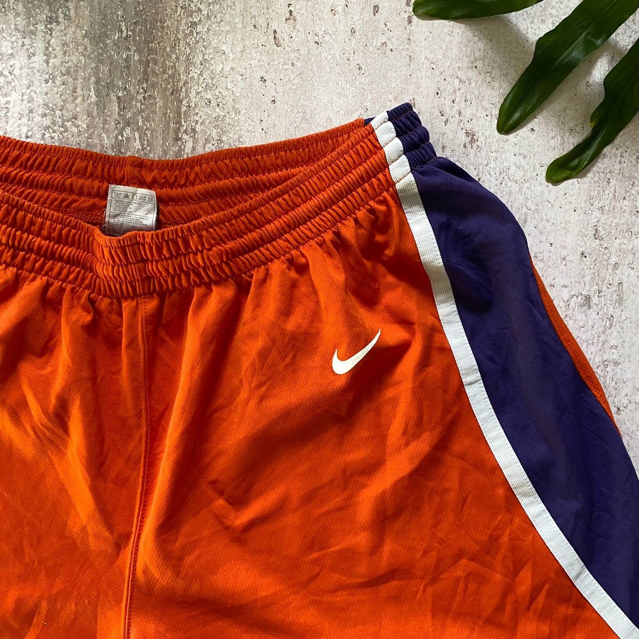 Nike × Vintage VINTAGE 90S NIKE TEAM CLEMSON TIGERS RARE NBA SHORTS 296 Size US 34 / EU 50 - 5 Thumbnail
